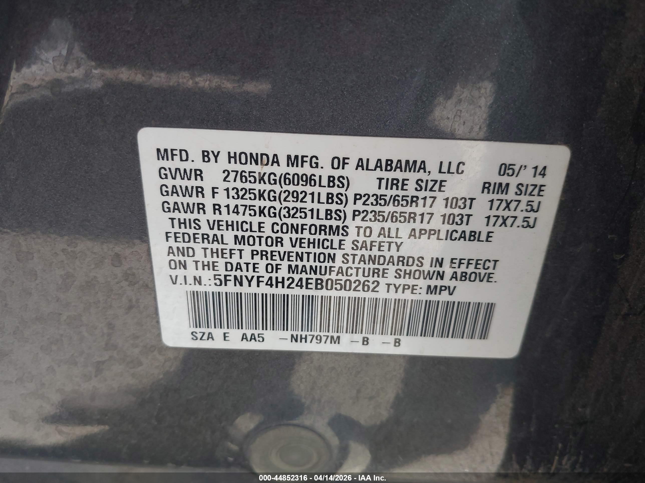 HONDA PILOT image 9