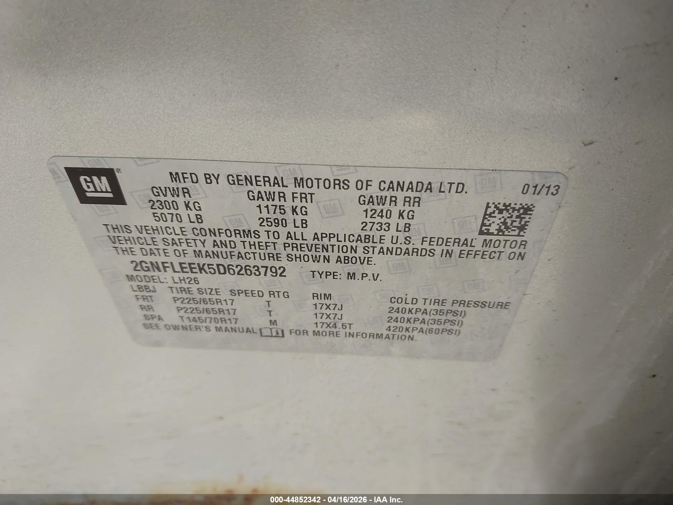 CHEVROLET EQUINOX image 9