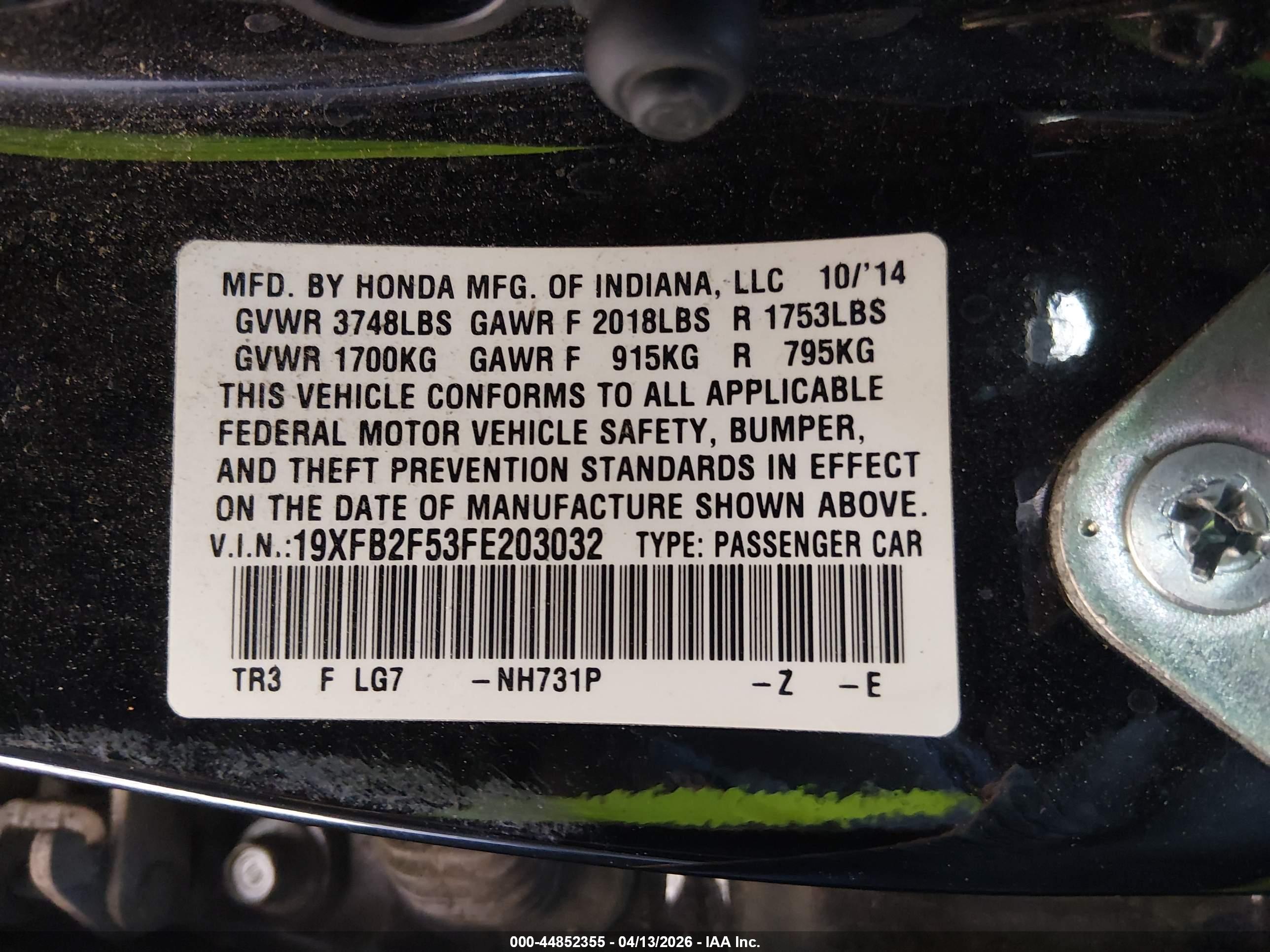 HONDA CIVIC image 9