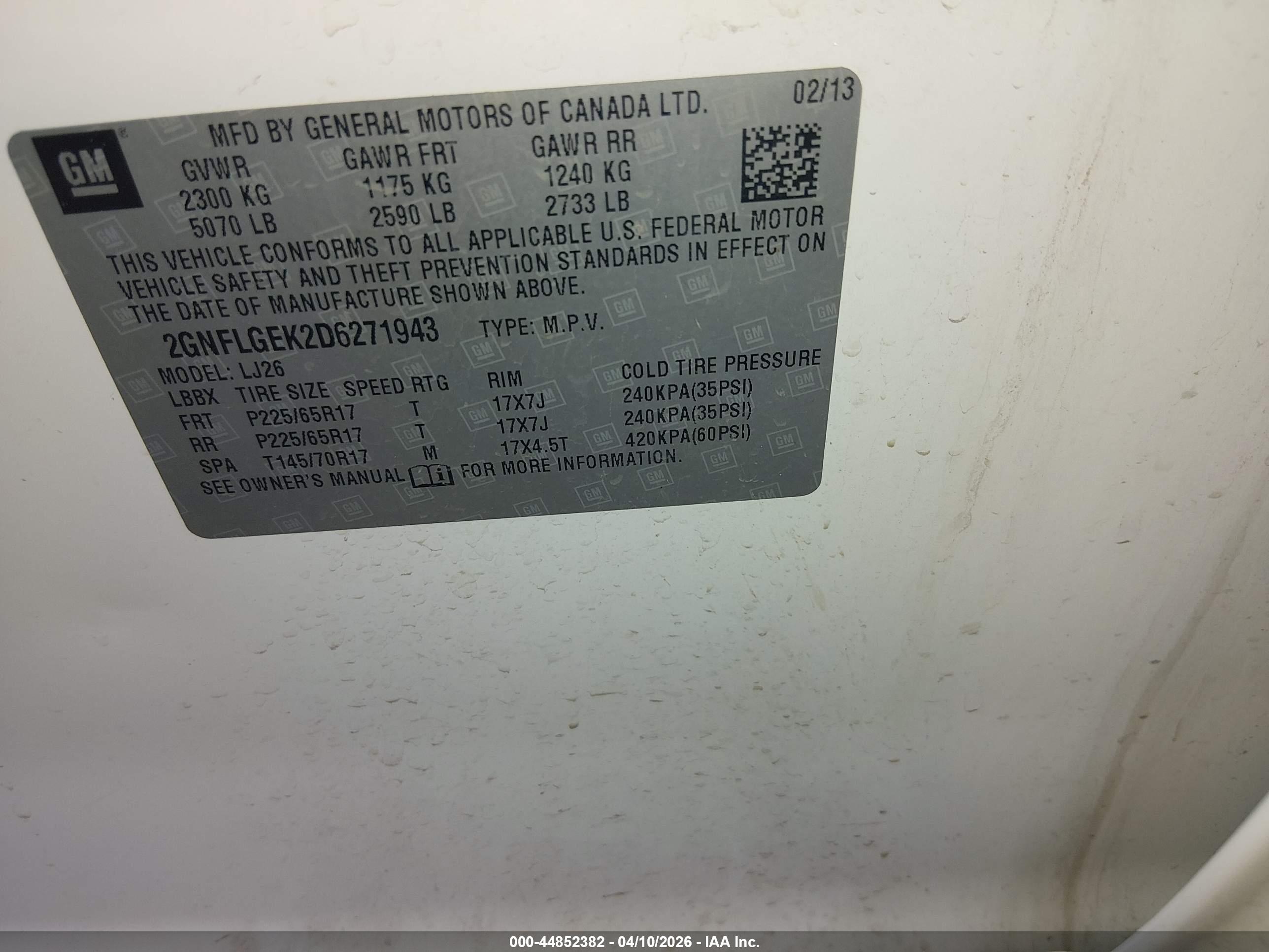 CHEVROLET EQUINOX image 9