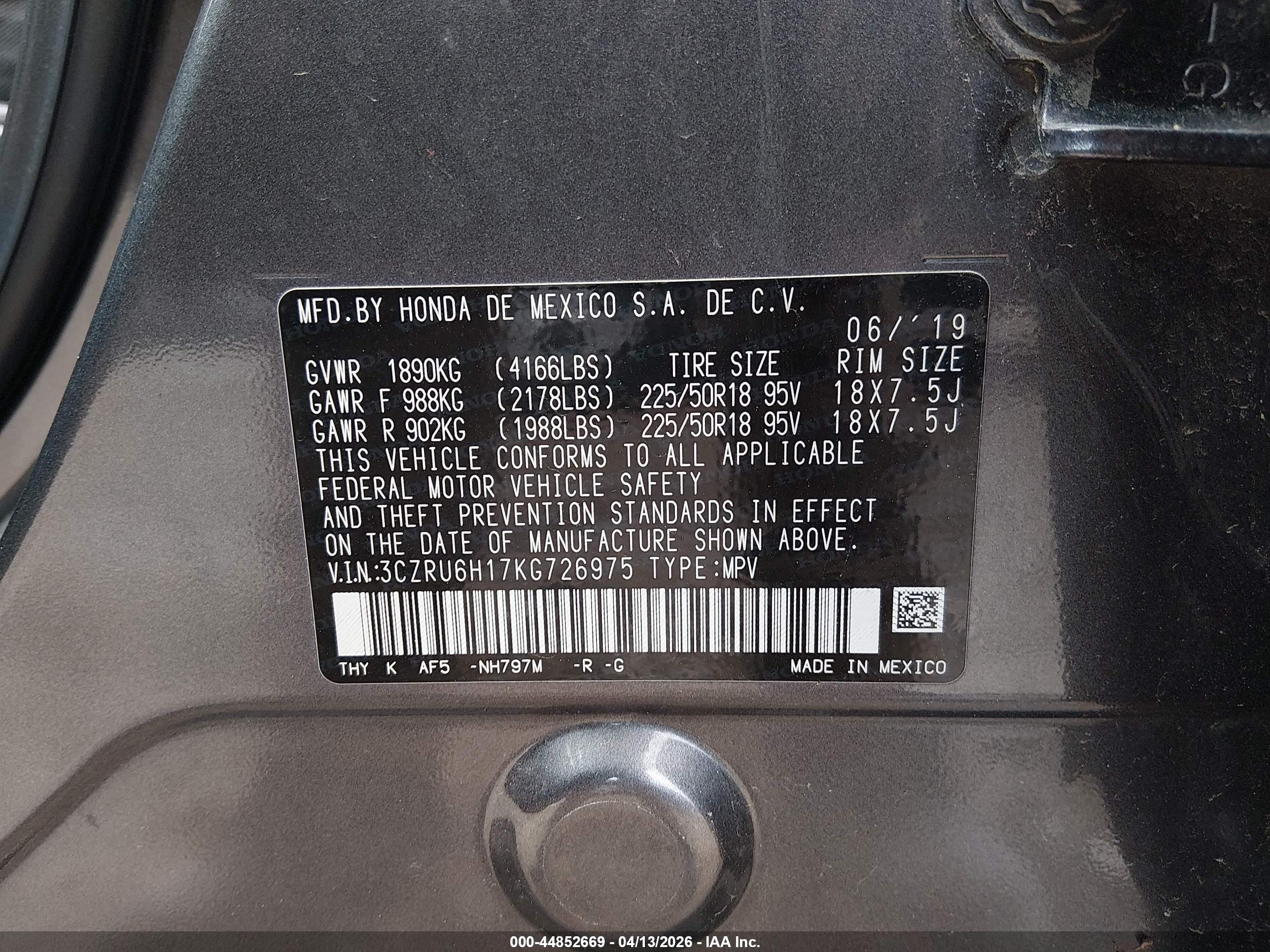 HONDA HR-V image 9