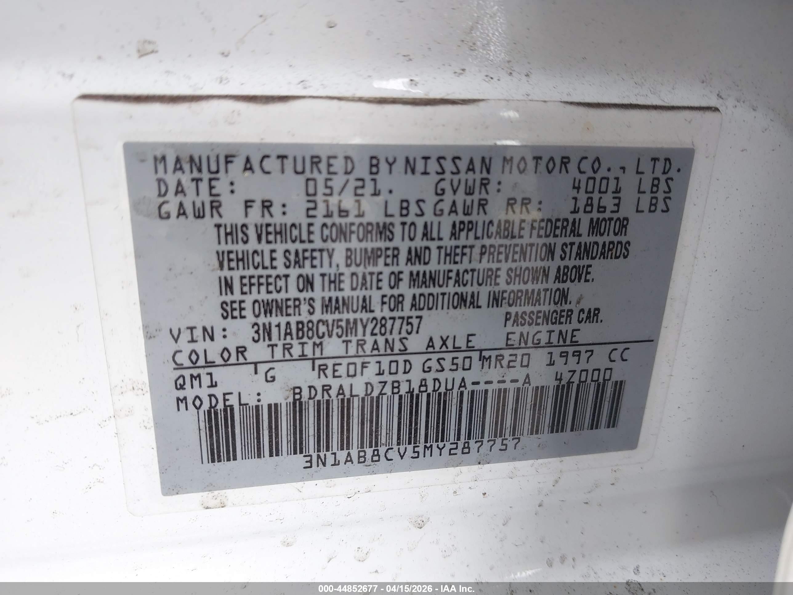 NISSAN SENTRA image 9