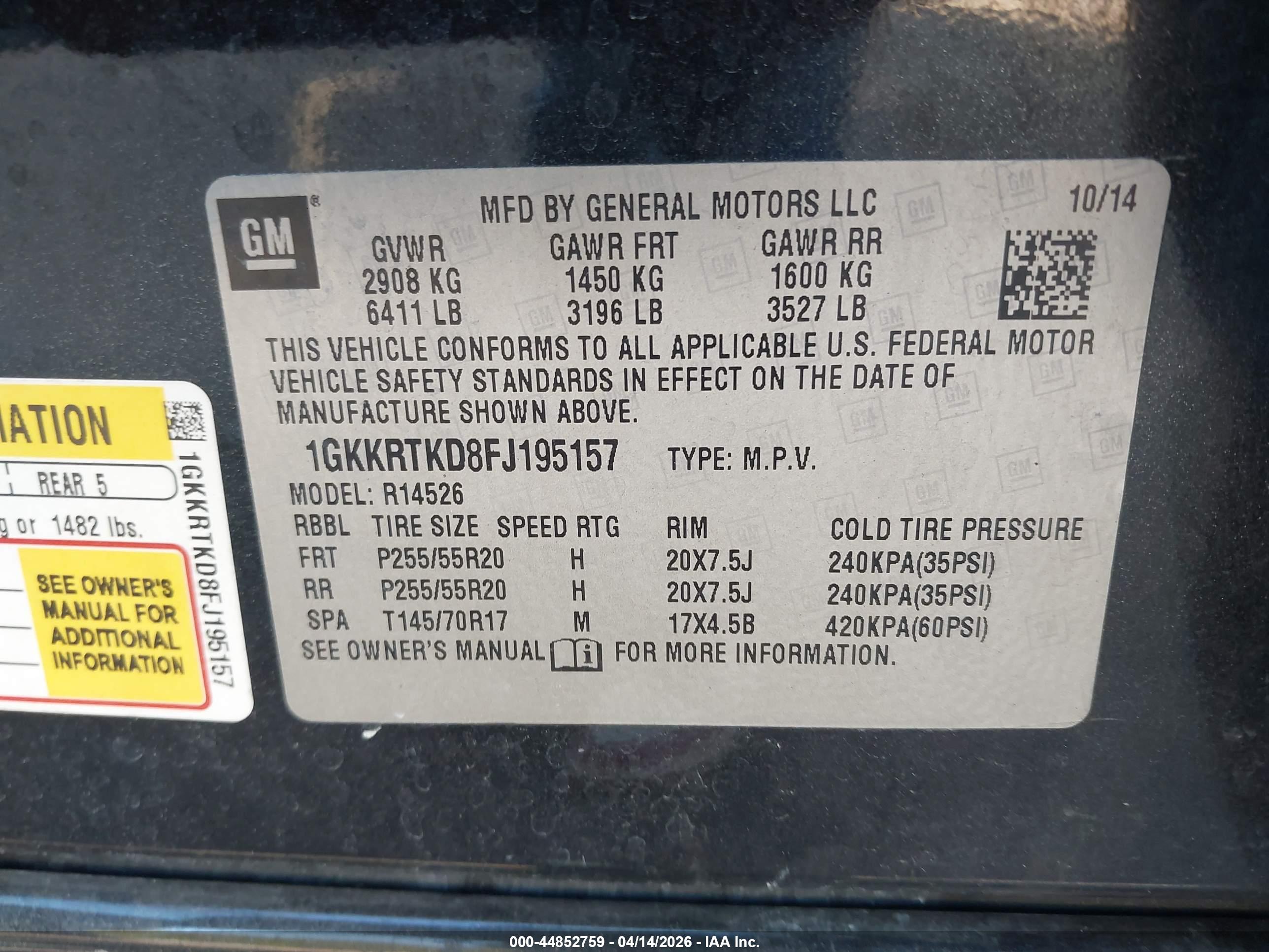GMC ACADIA image 9