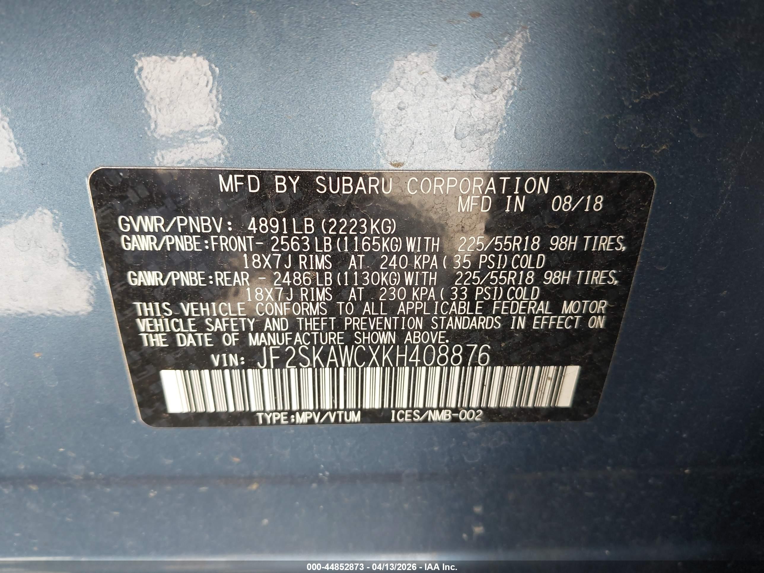 SUBARU FORESTER image 9