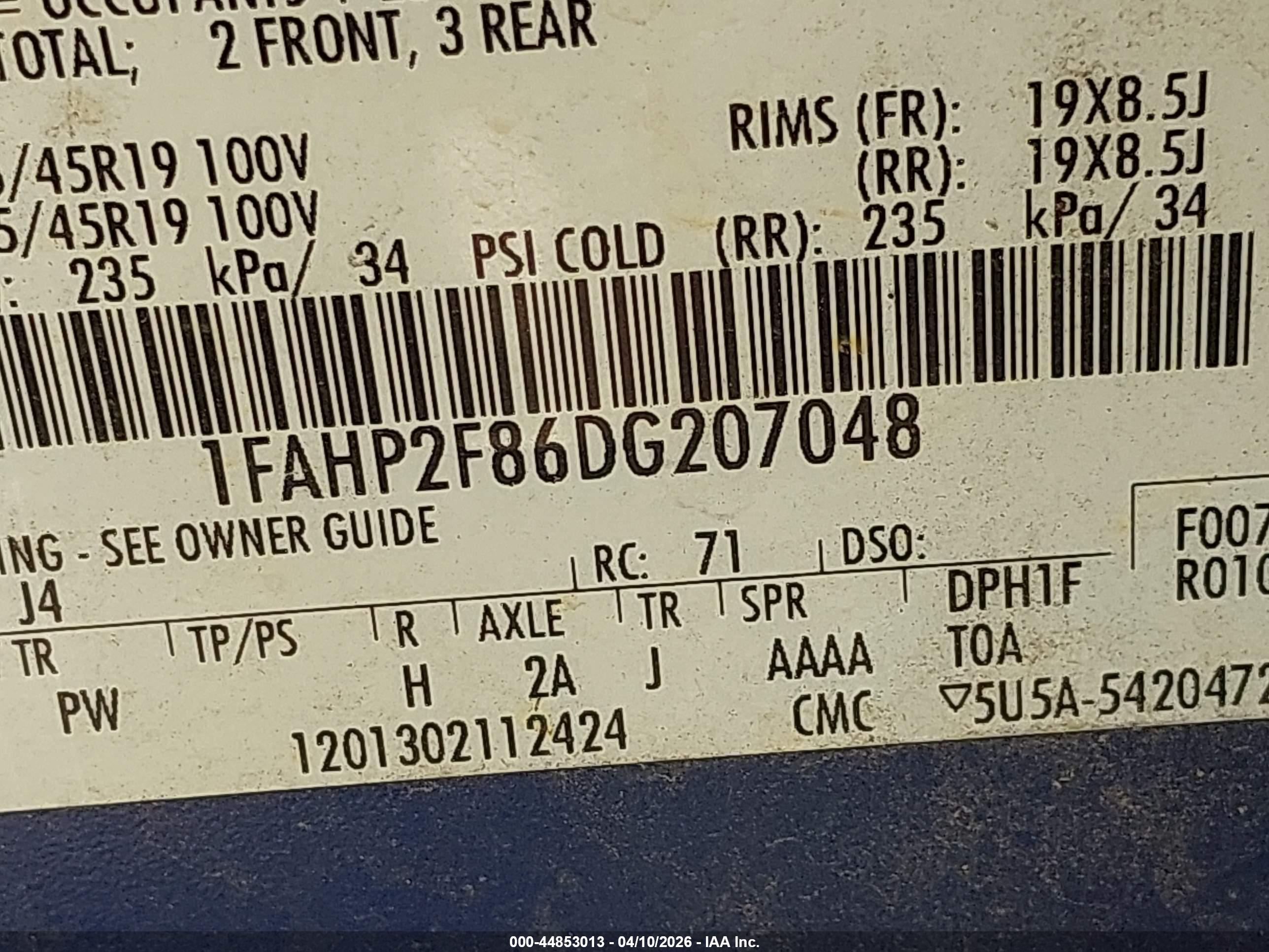 FORD TAURUS image 9