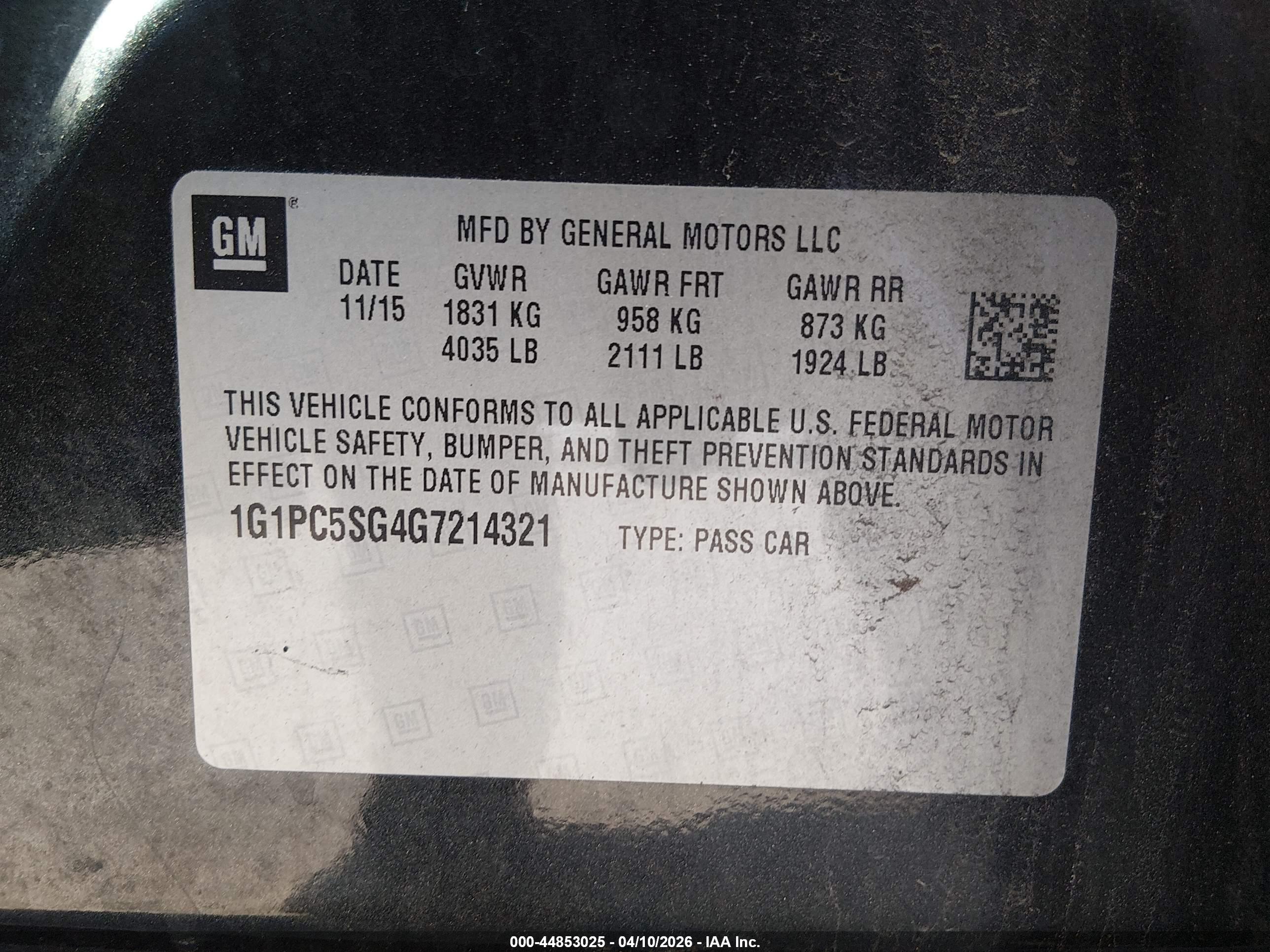 CHEVROLET CRUZE image 9