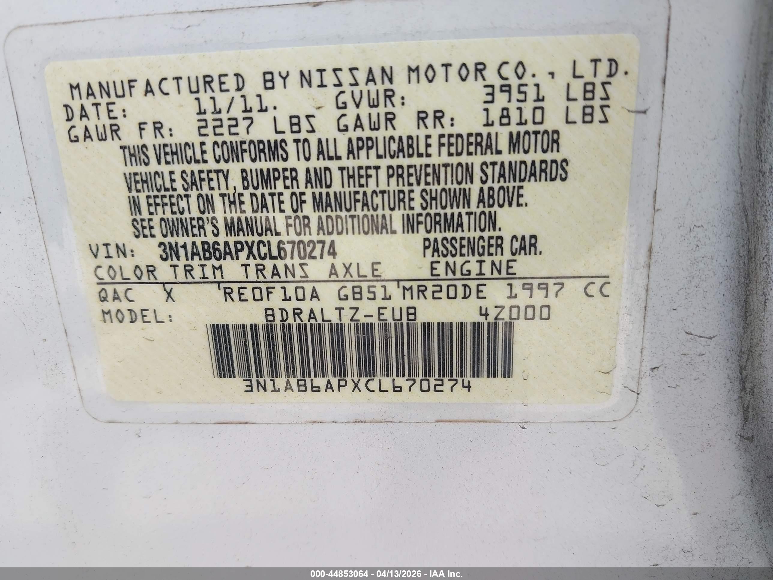 NISSAN SENTRA image 9
