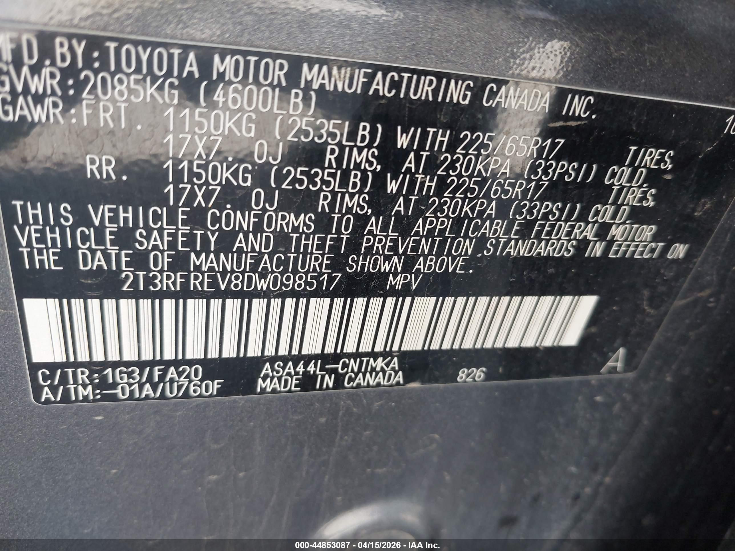 TOYOTA RAV4 image 9