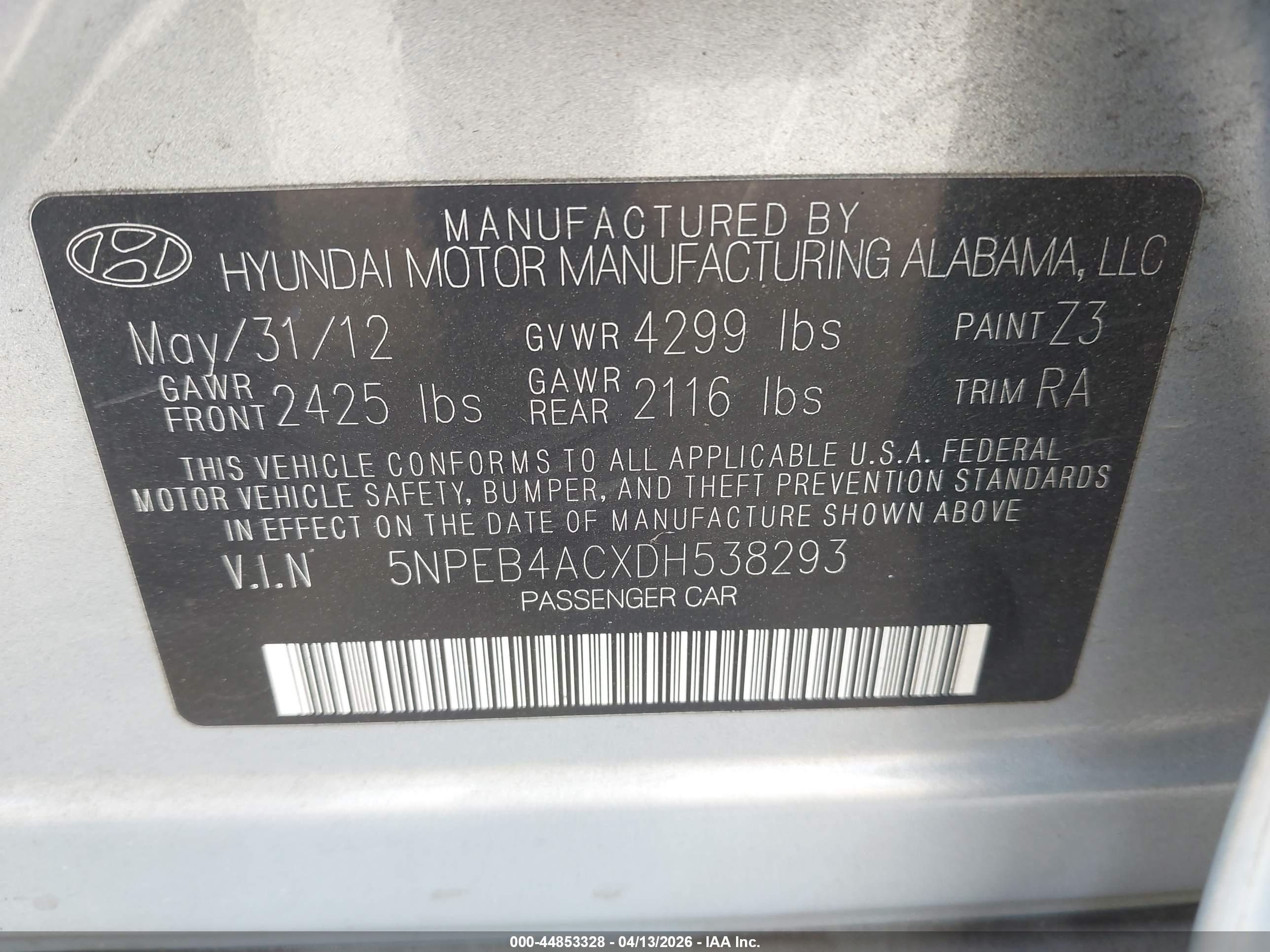 HYUNDAI SONATA image 9