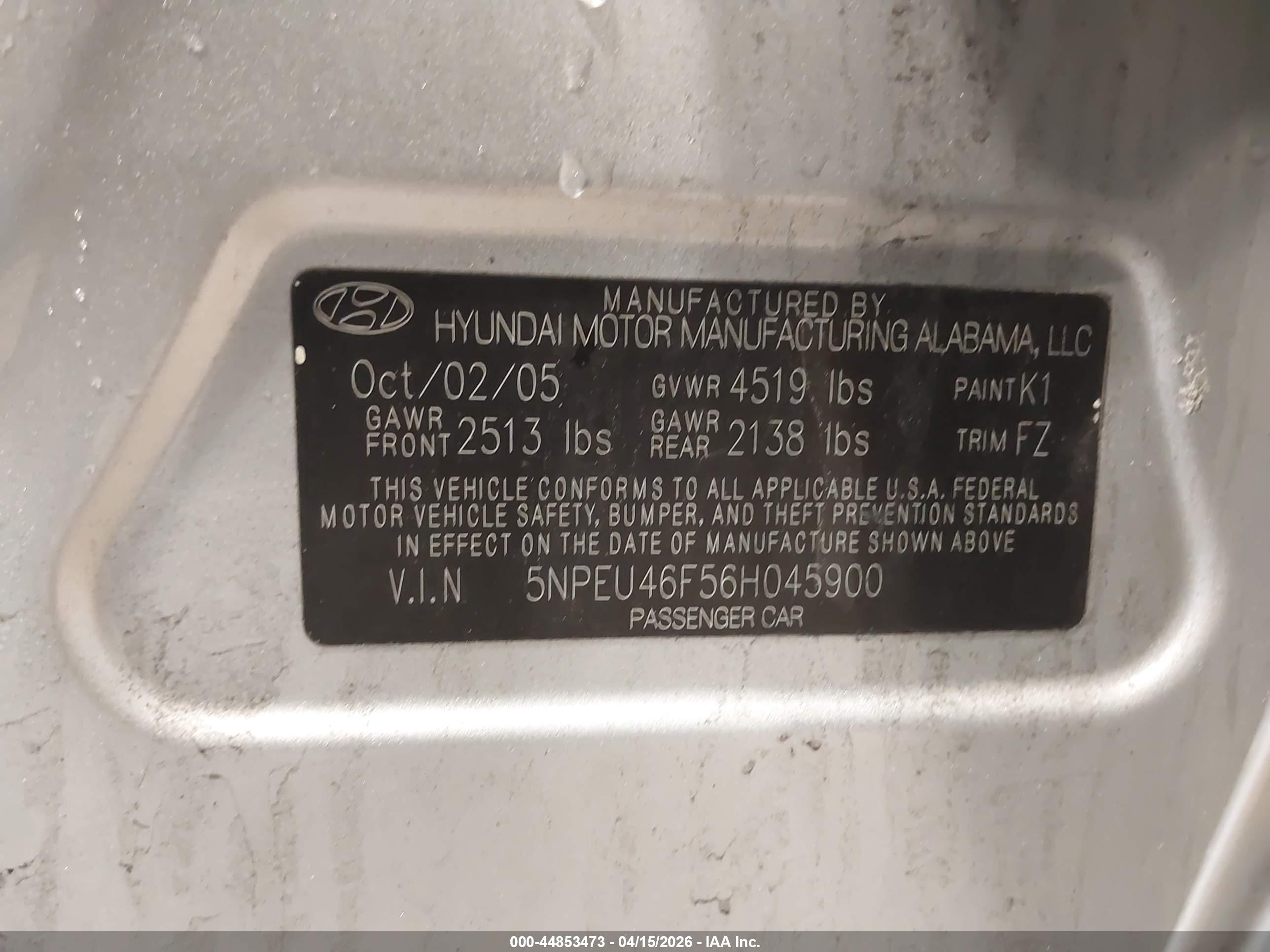 HYUNDAI SONATA image 9
