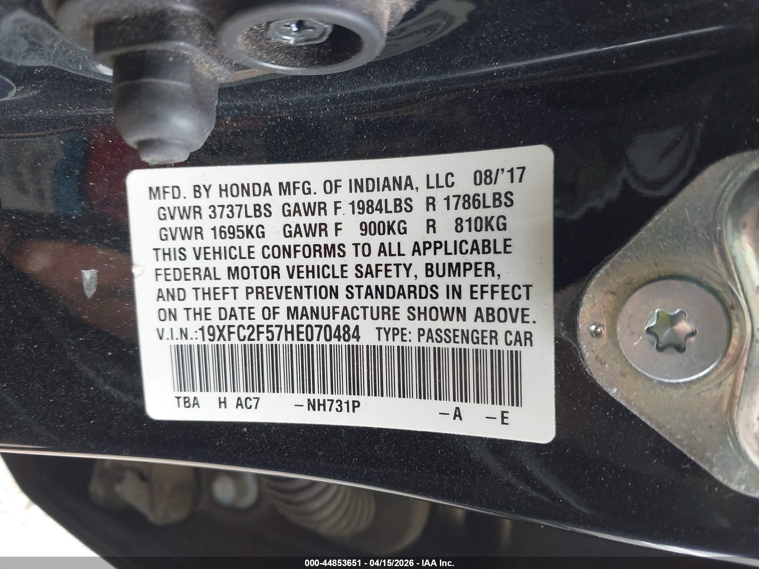 HONDA CIVIC image 9