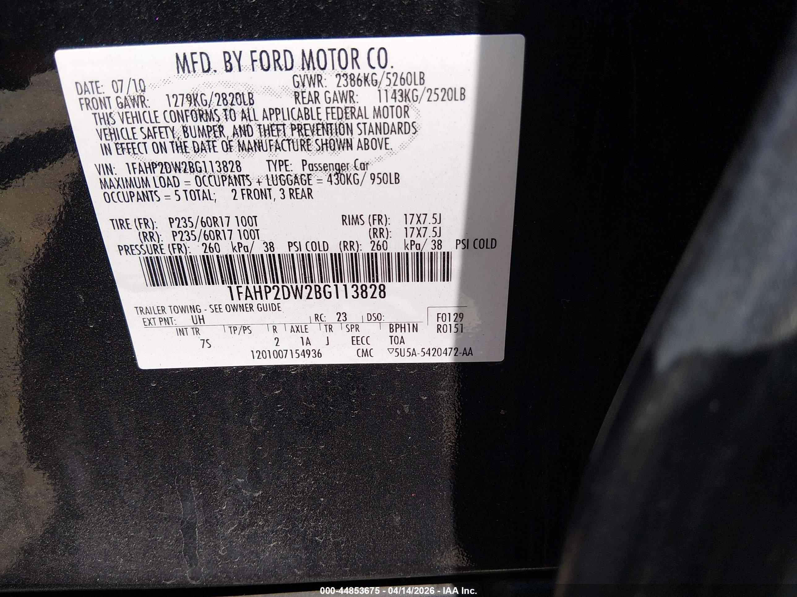 FORD TAURUS image 9