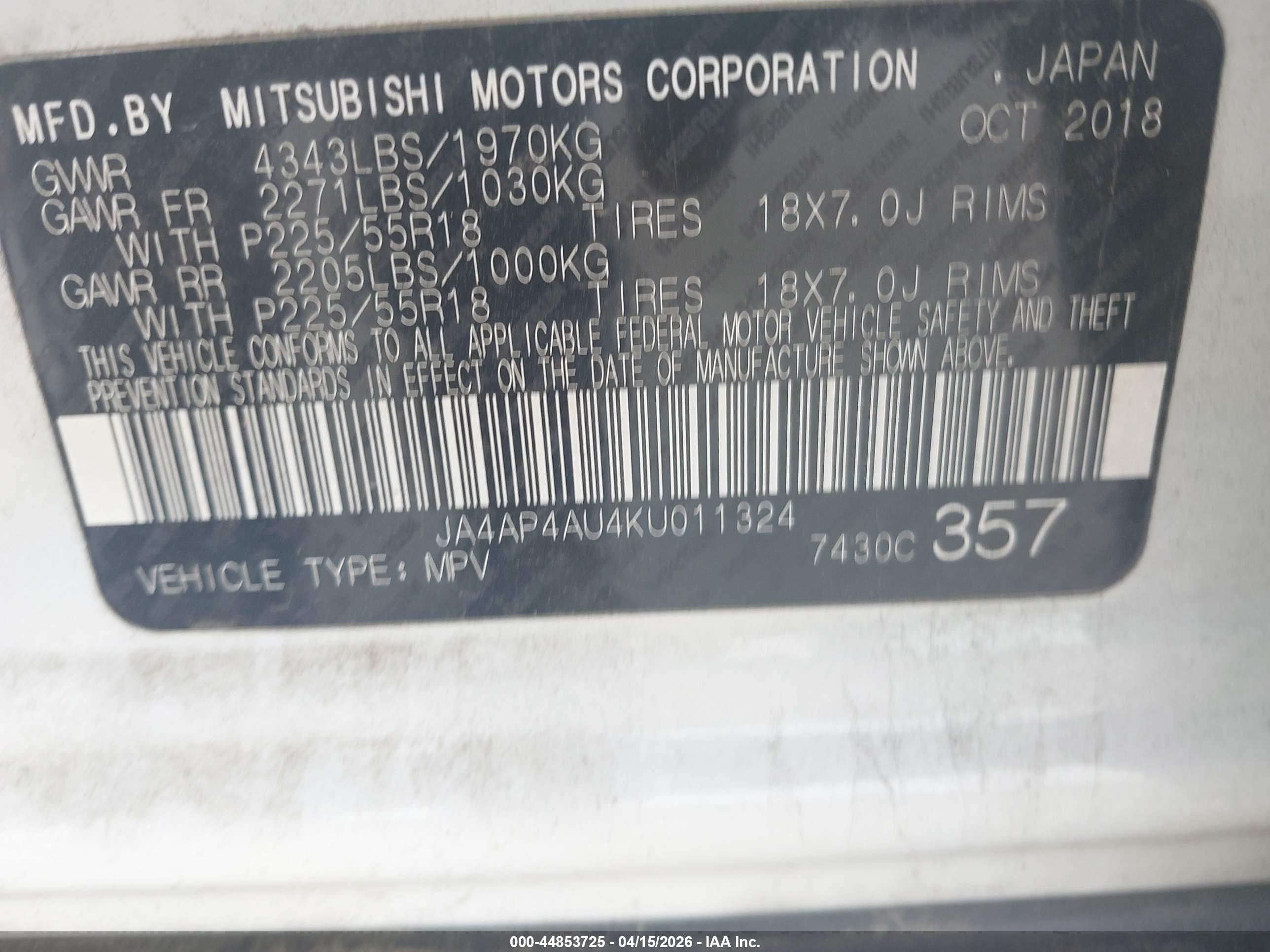 MITSUBISHI OUTLANDER image 9