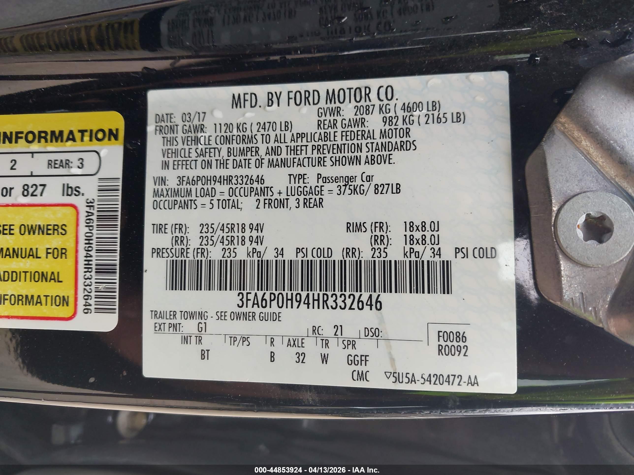FORD FUSION image 9