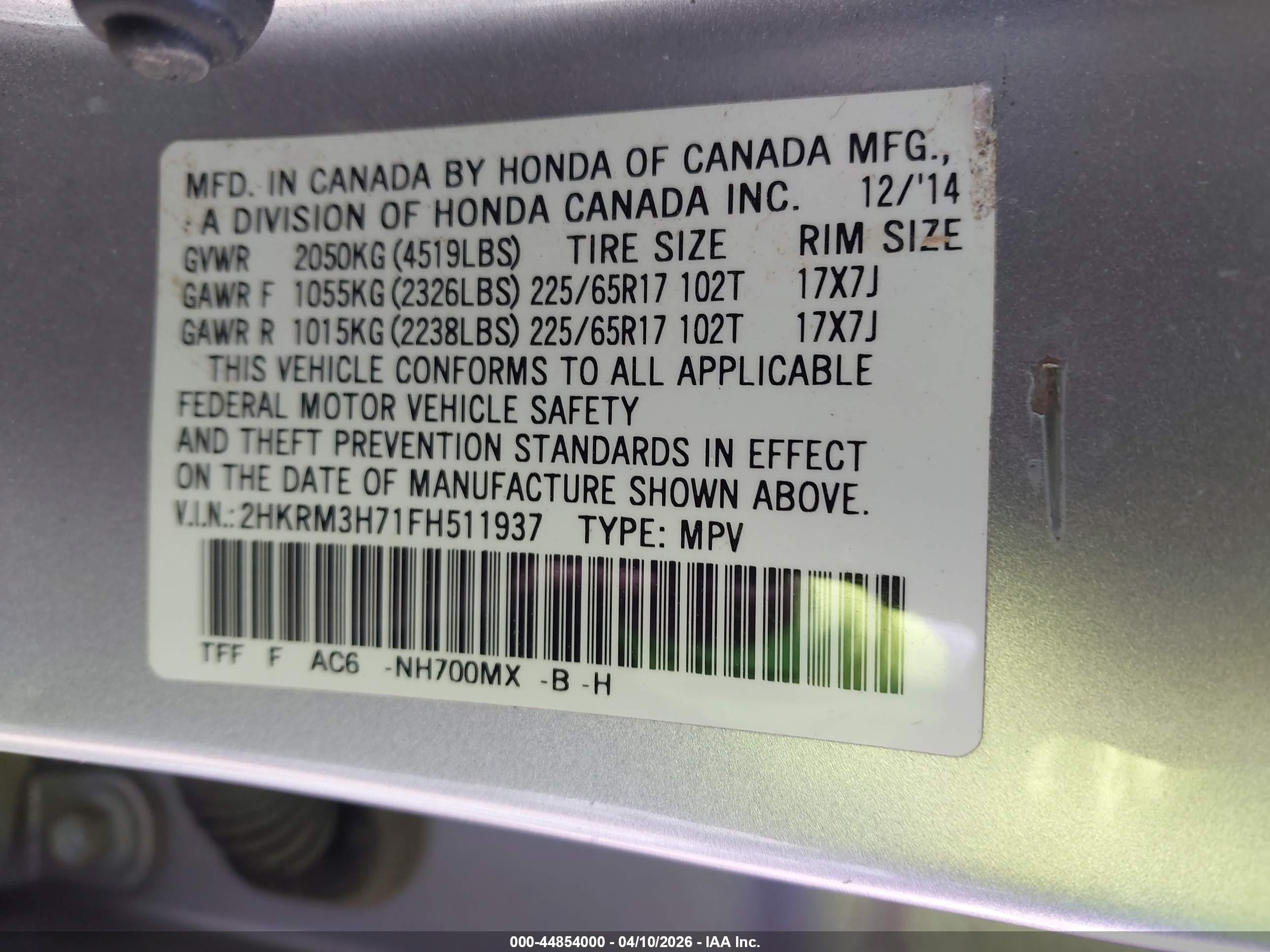 HONDA CR-V image 9