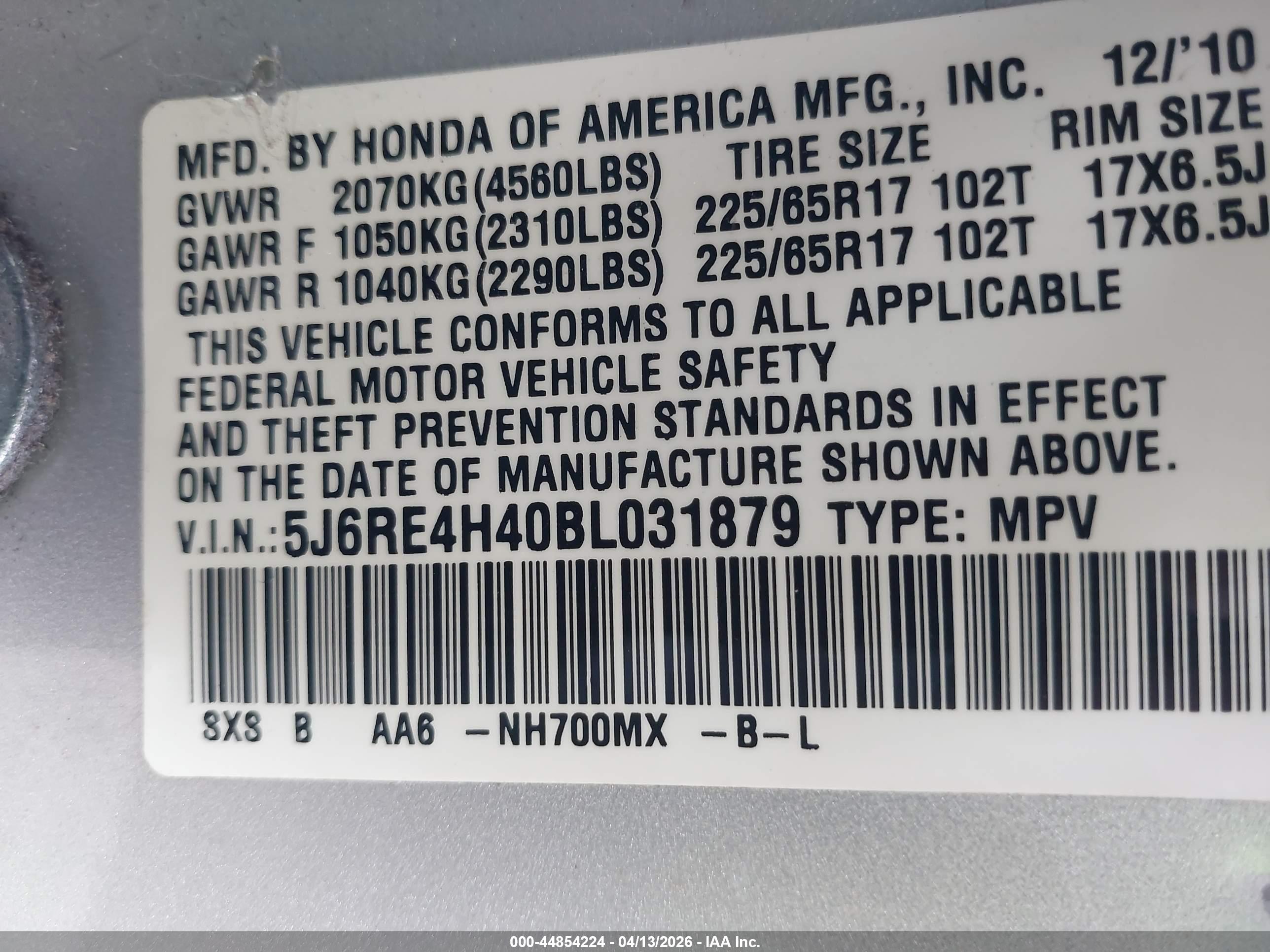 HONDA CR-V image 9