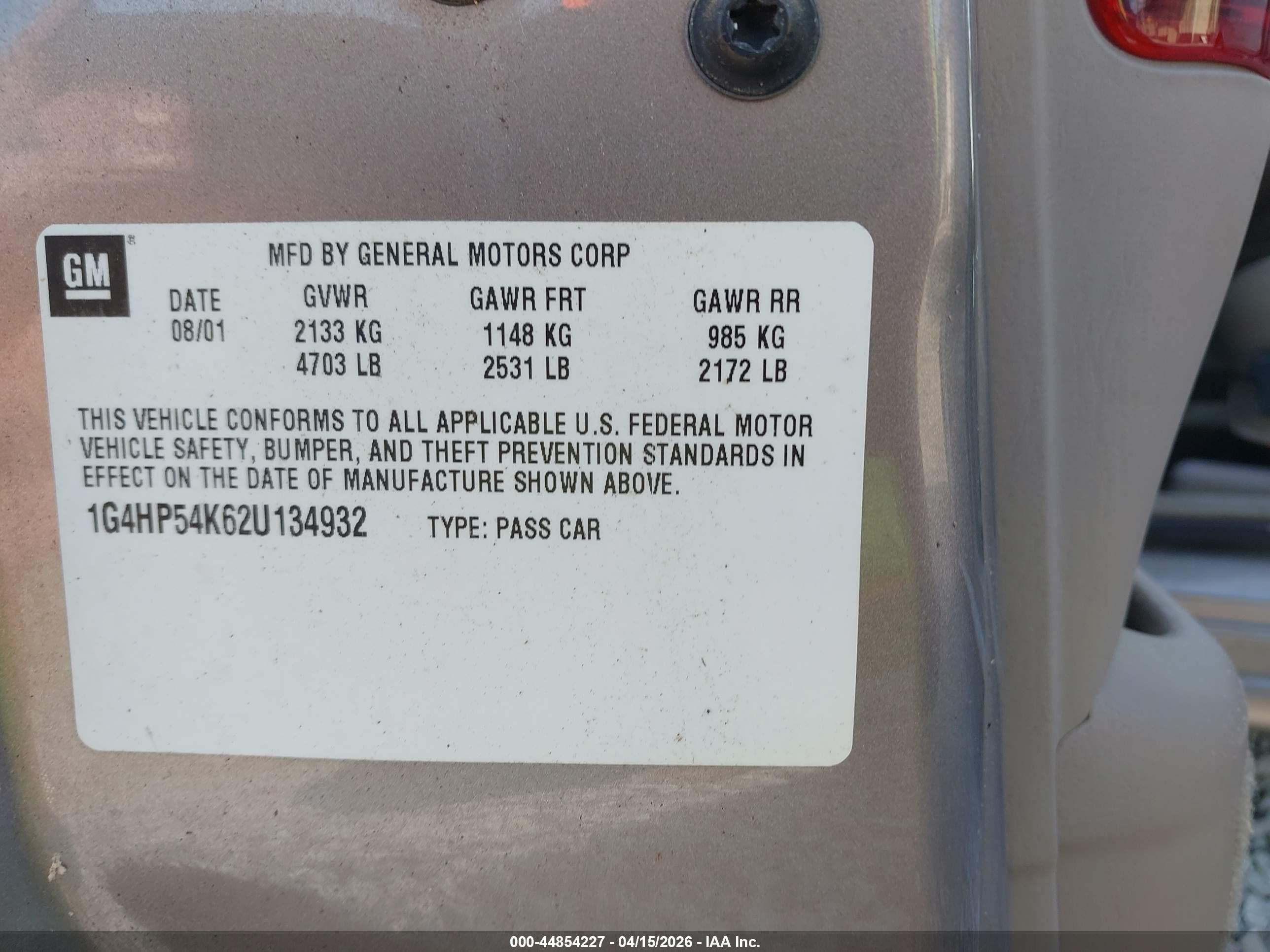 BUICK LESABRE image 9