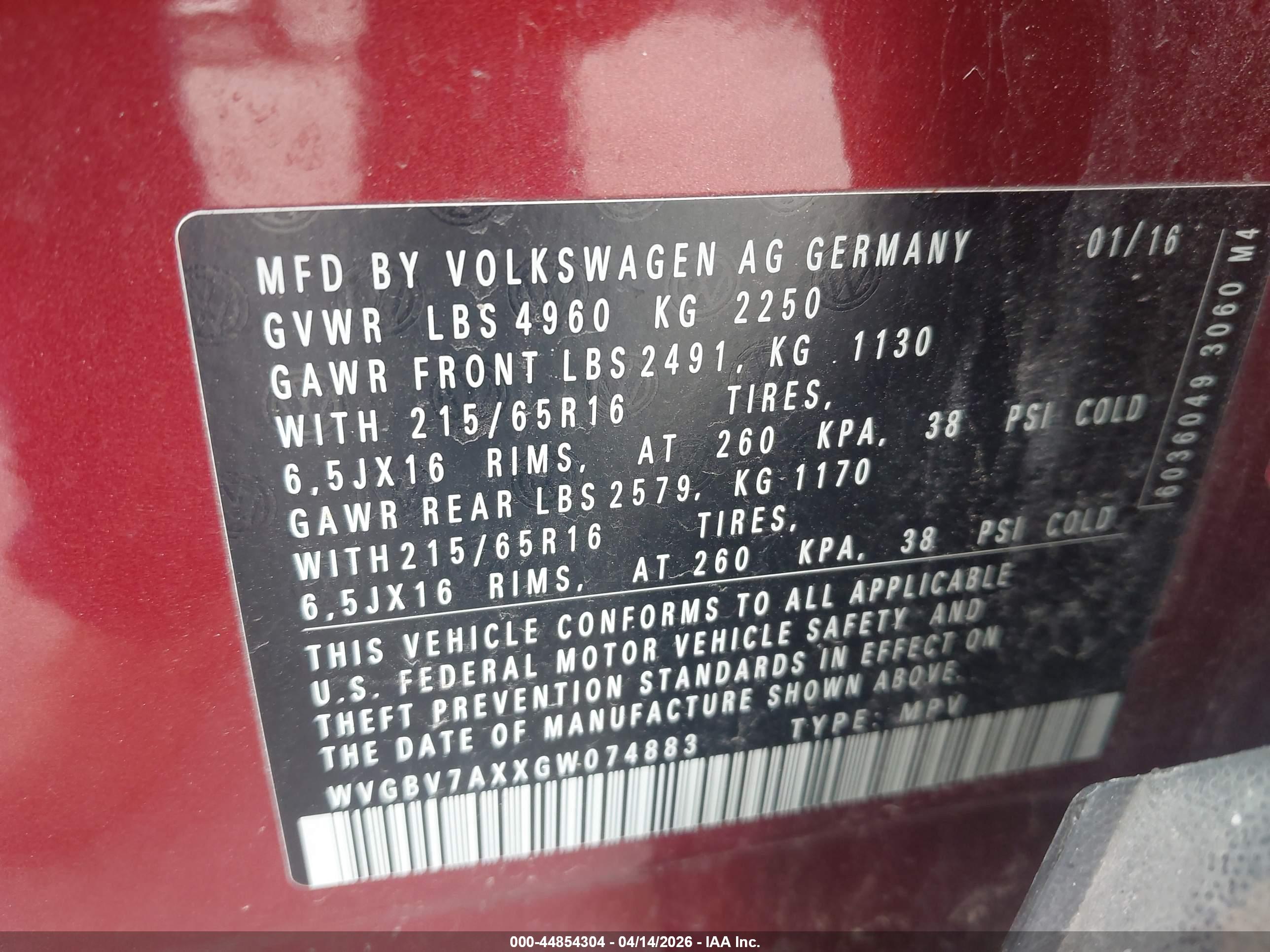 VOLKSWAGEN TIGUAN image 9