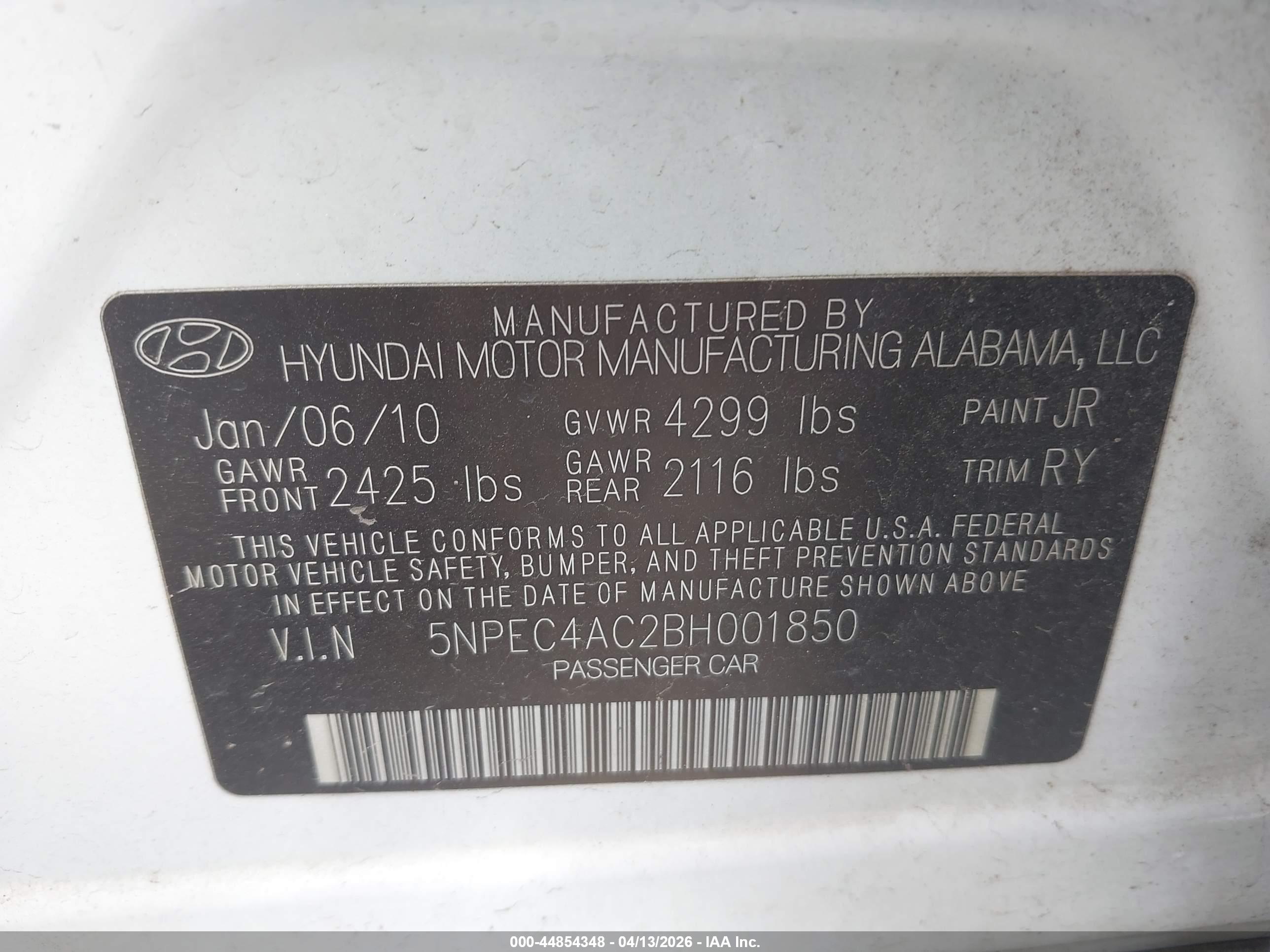 HYUNDAI SONATA image 9