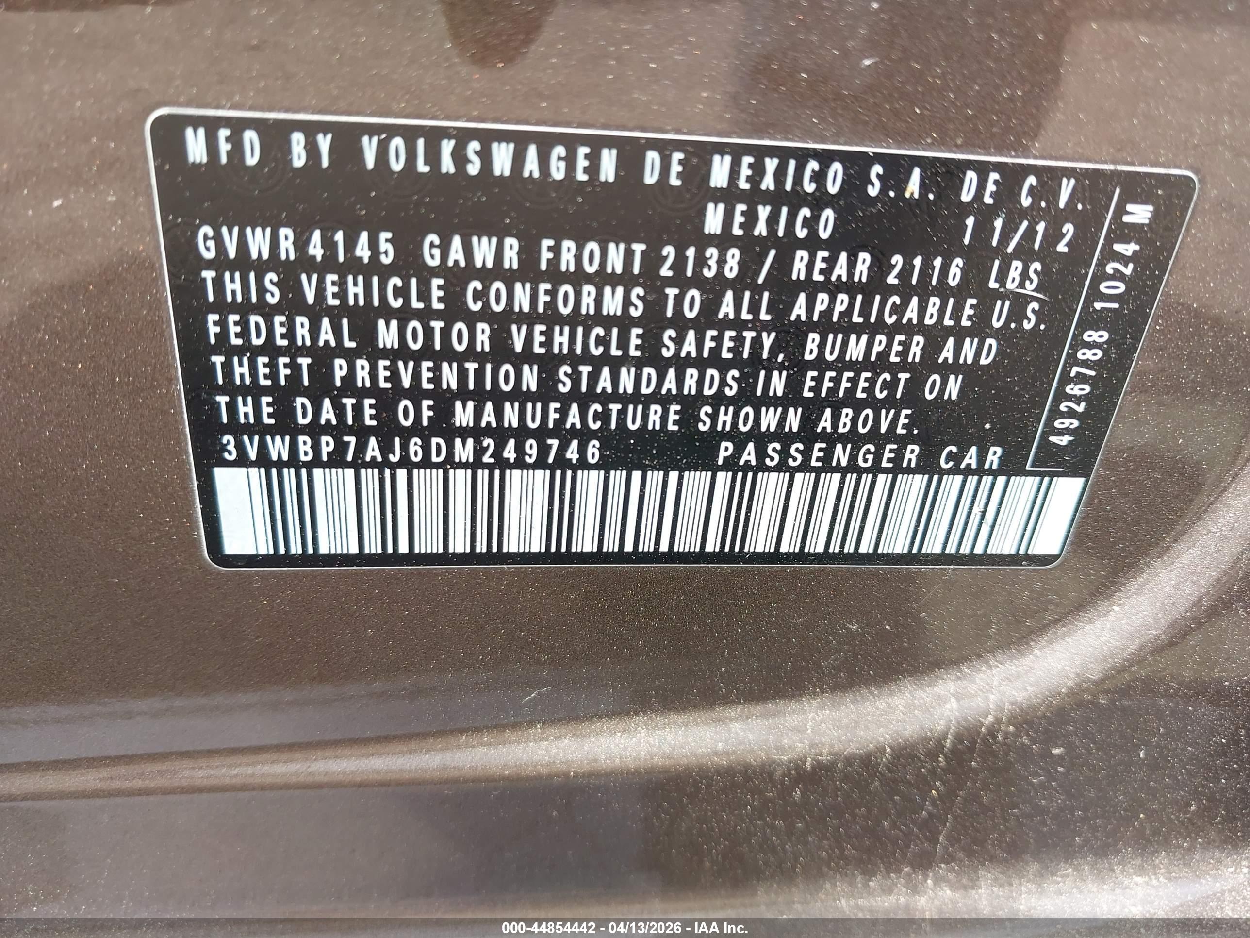 VOLKSWAGEN JETTA image 9