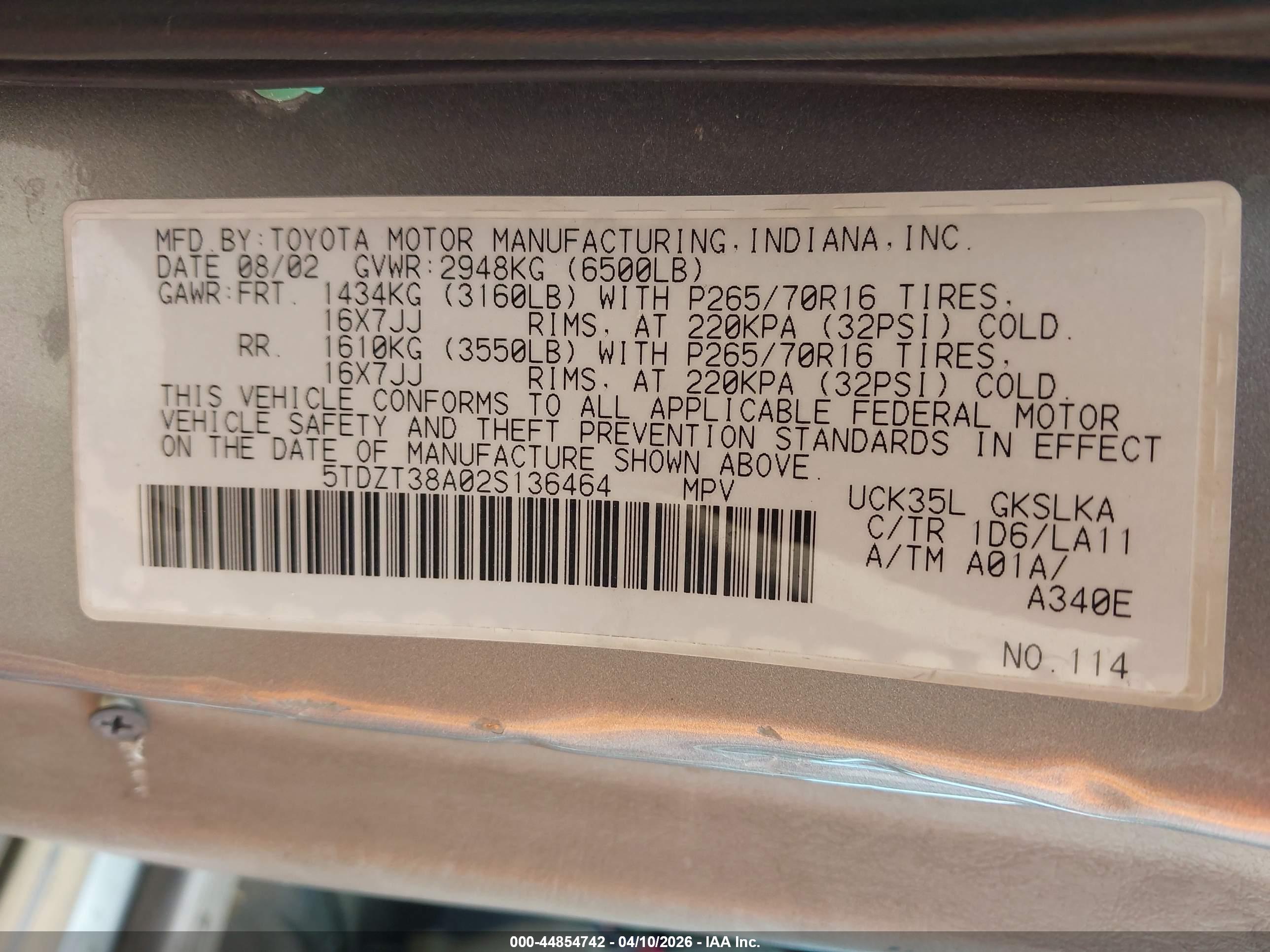 TOYOTA SEQUOIA image 9