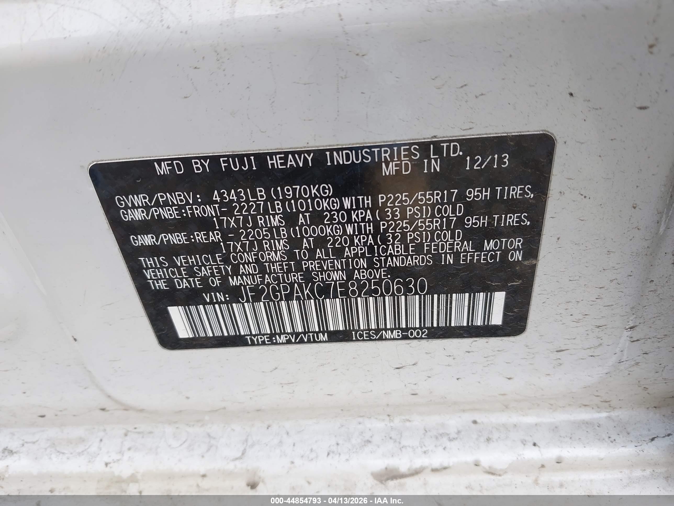 SUBARU XV image 9
