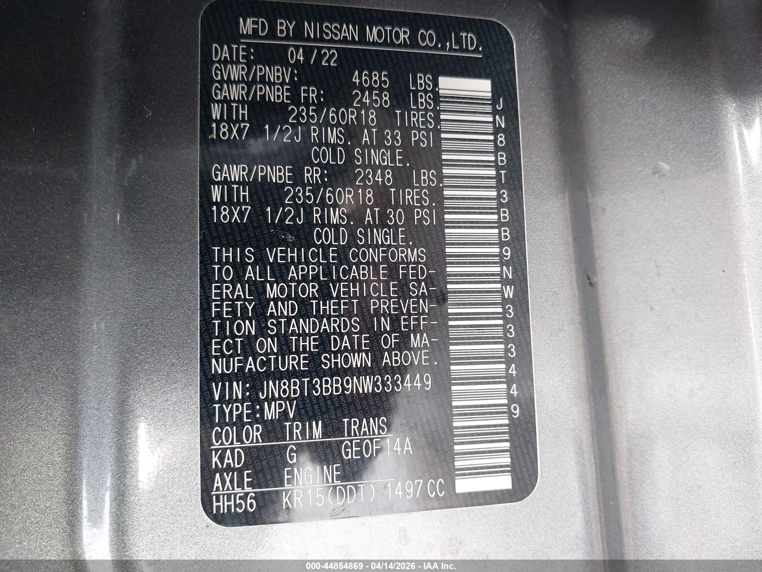 NISSAN ROGUE image 9