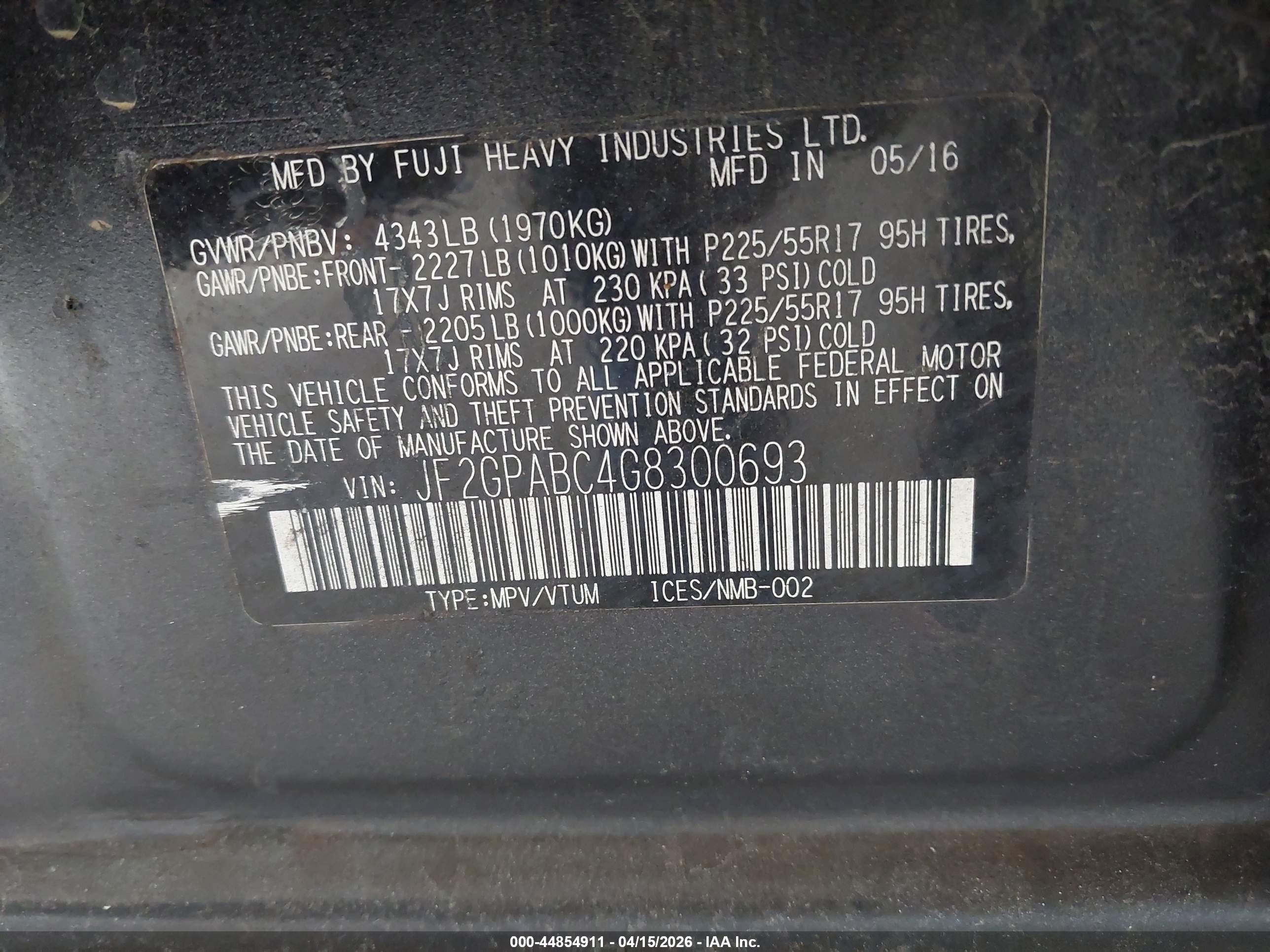 SUBARU CROSSTREK image 9