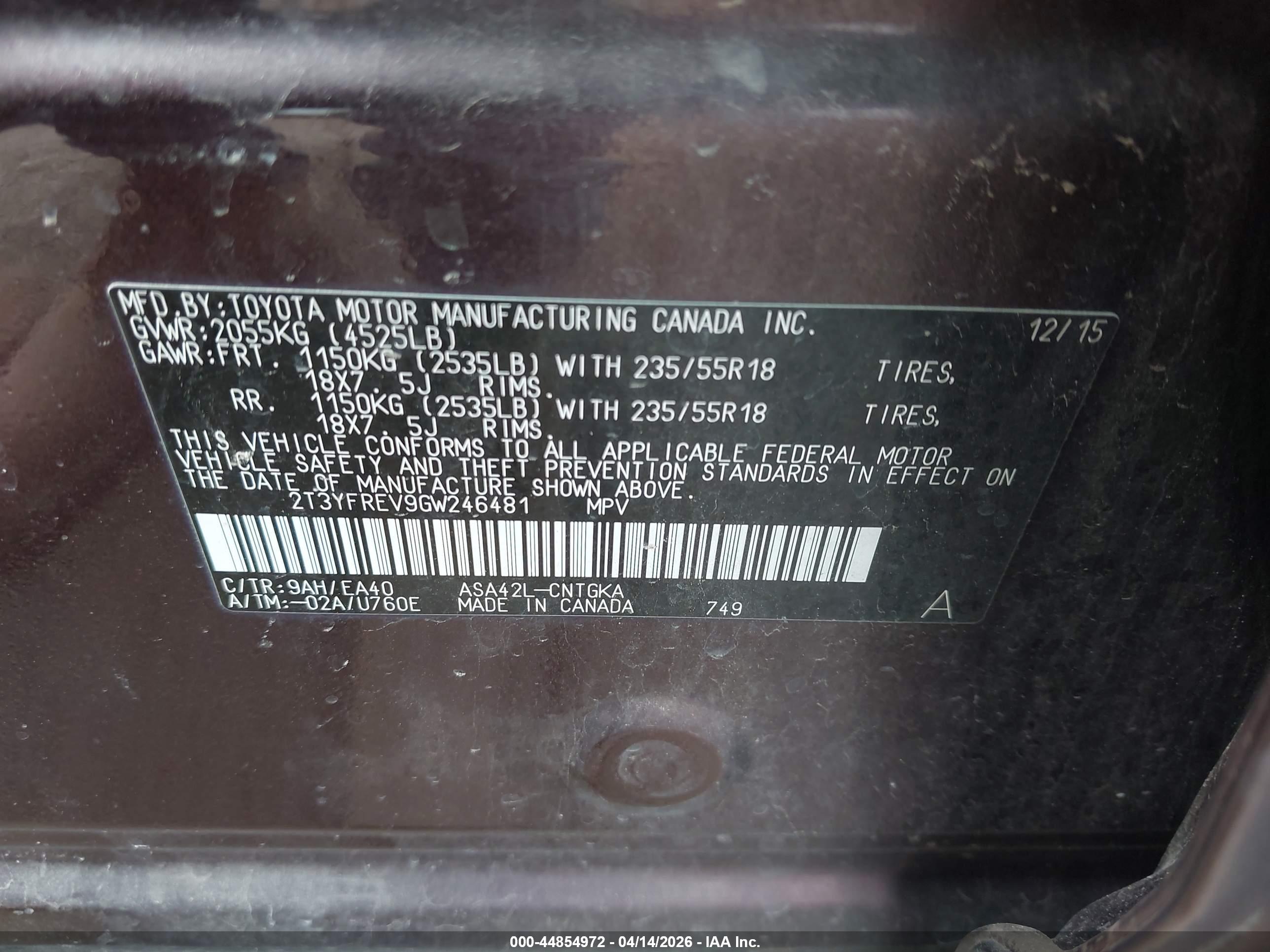 TOYOTA RAV4 image 9