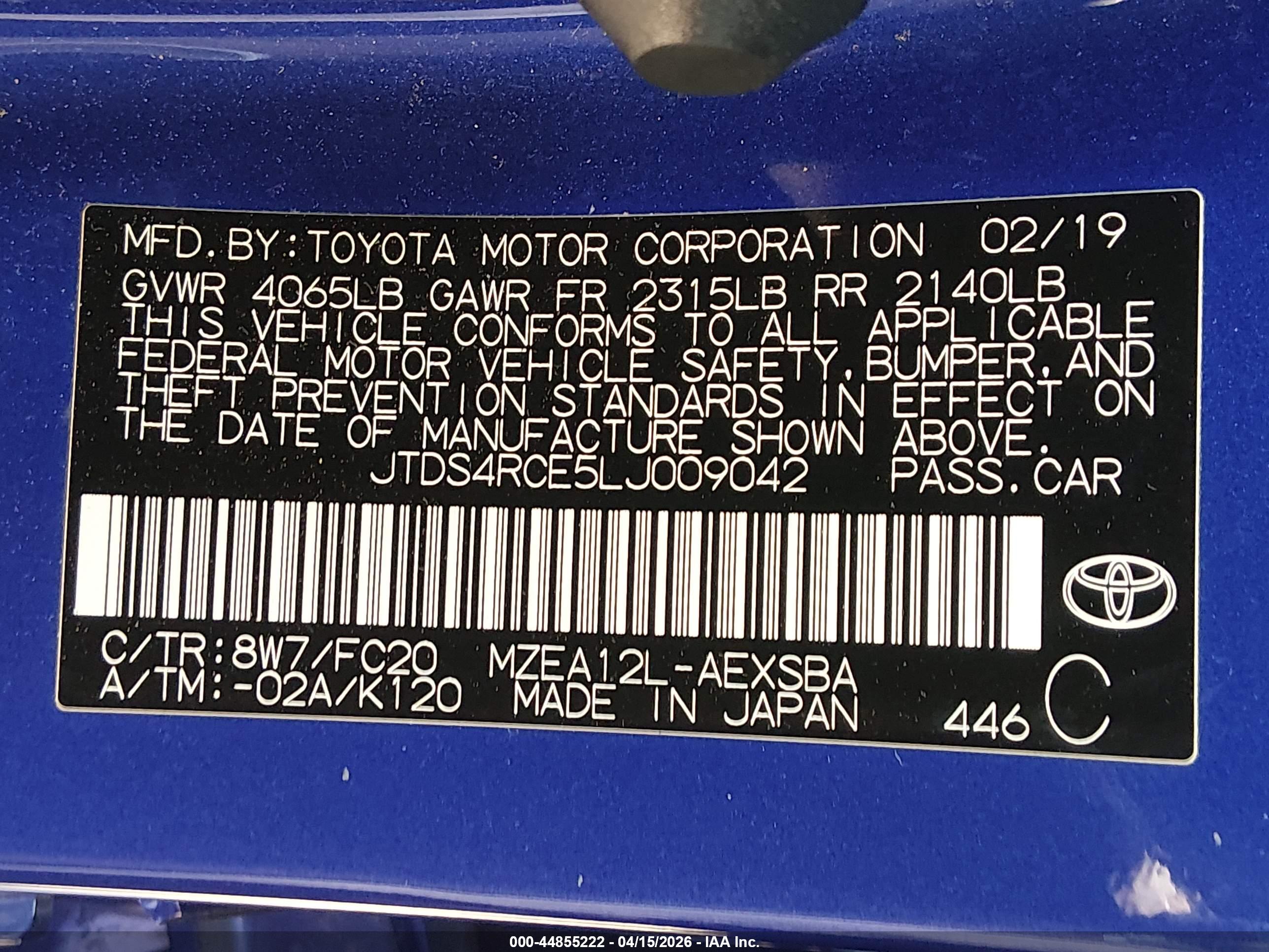 TOYOTA COROLLA image 9