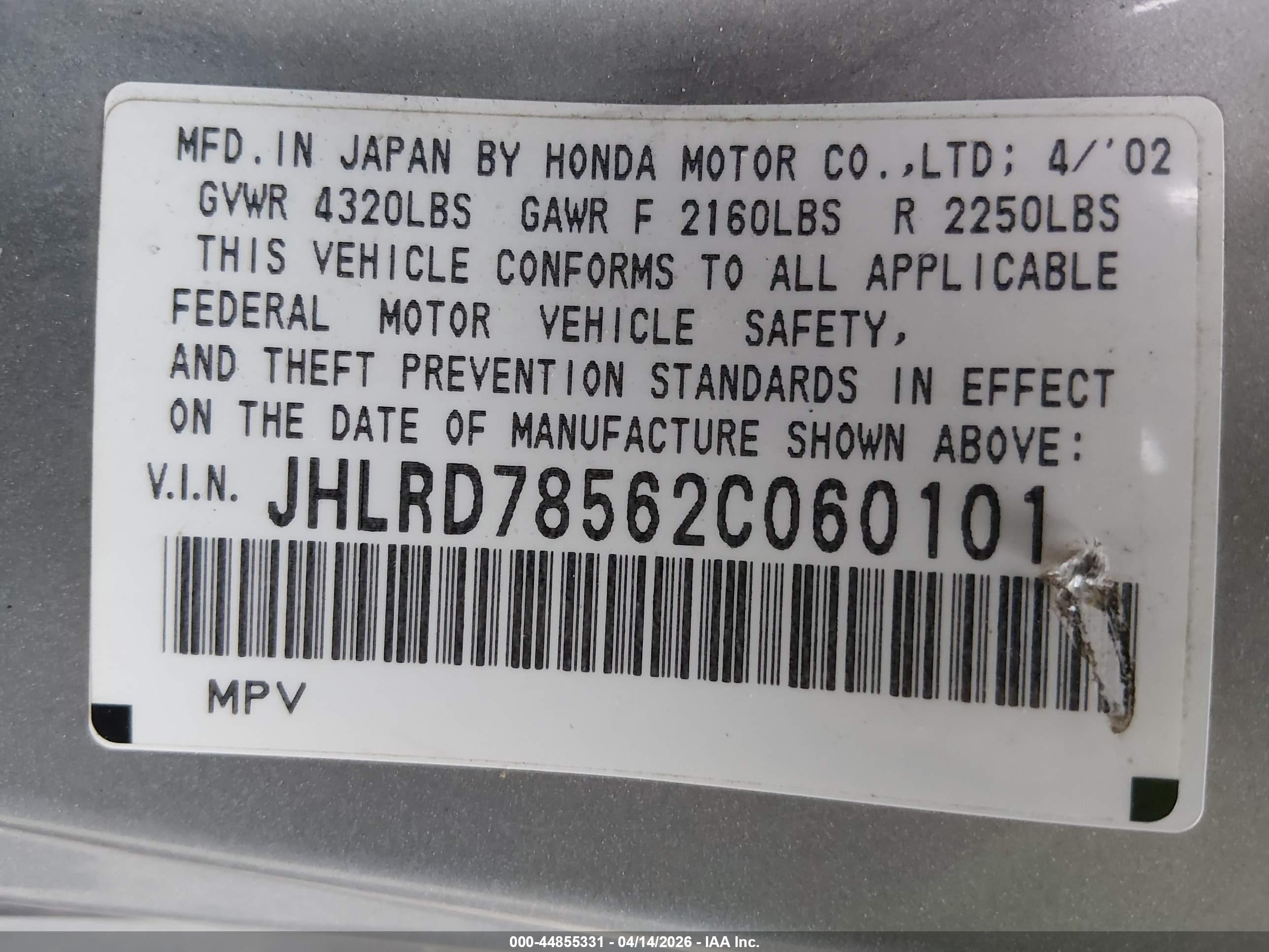 HONDA CR-V image 9