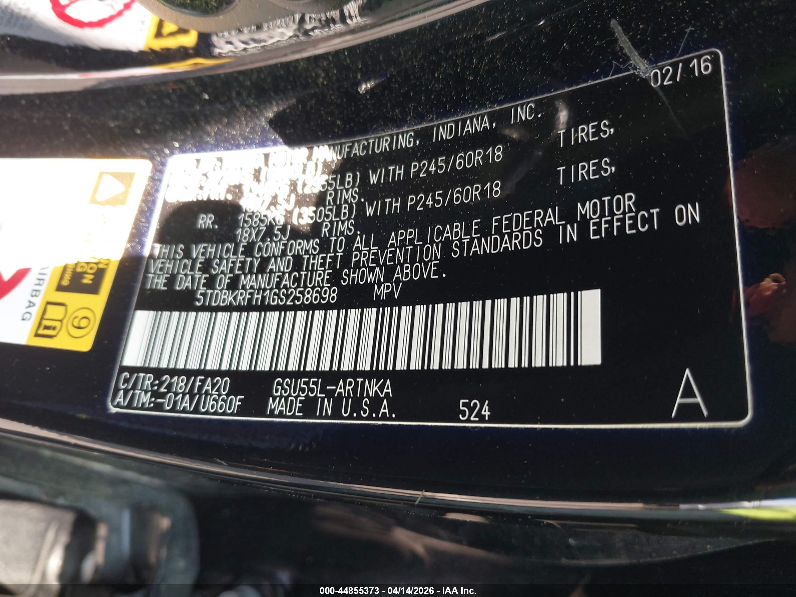 TOYOTA HIGHLANDER image 9