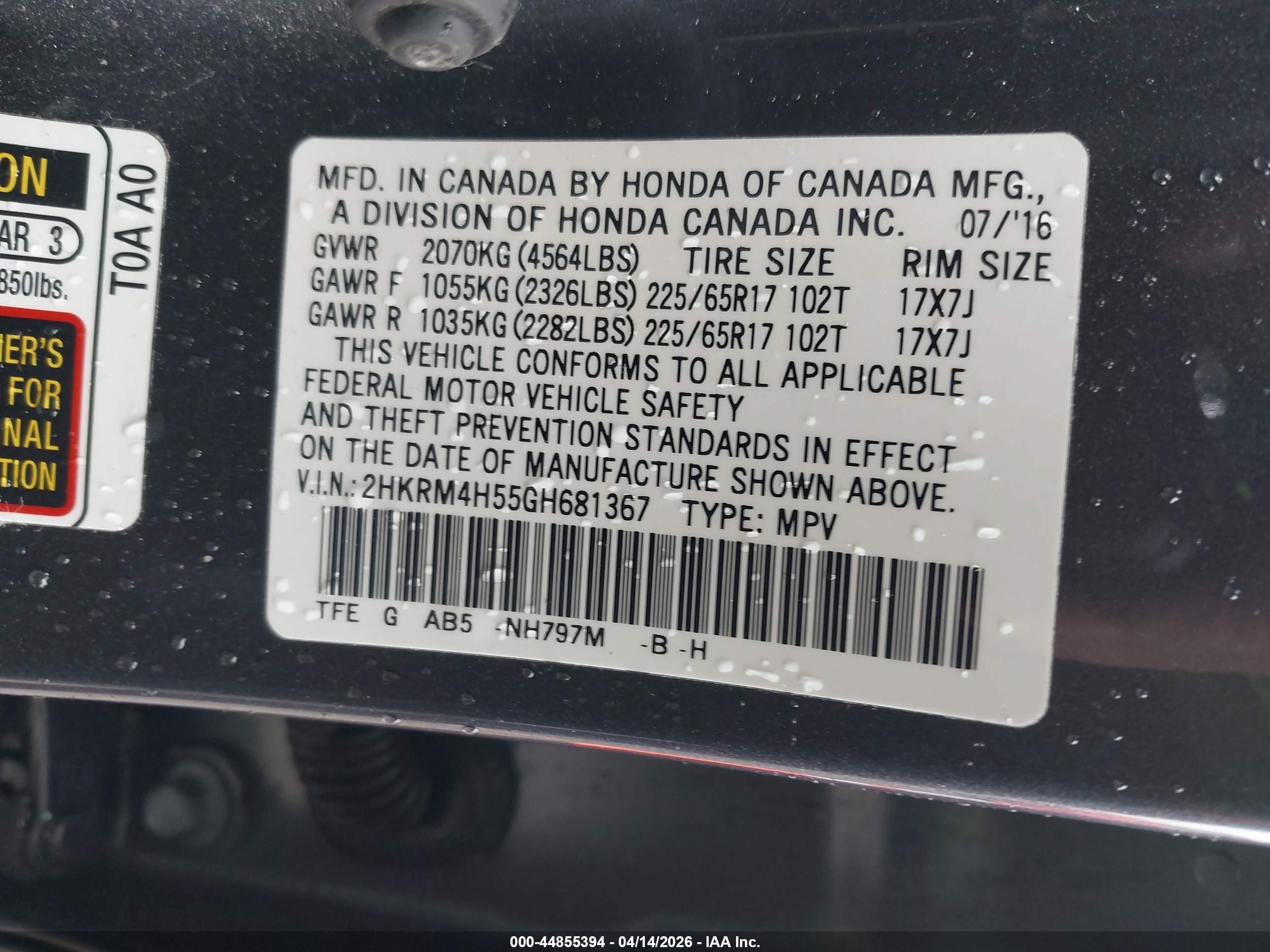 HONDA CR-V image 9