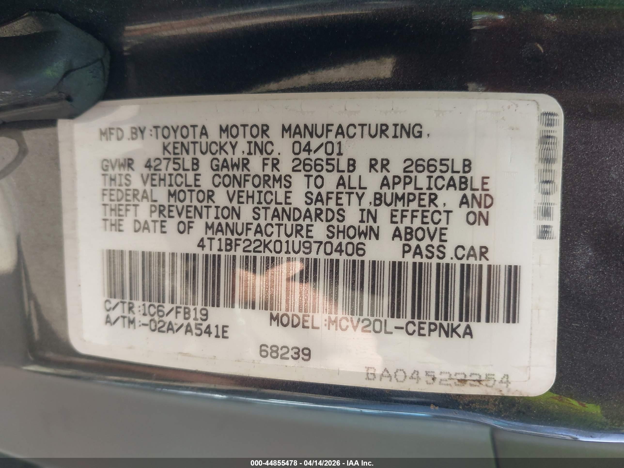 TOYOTA CAMRY image 9