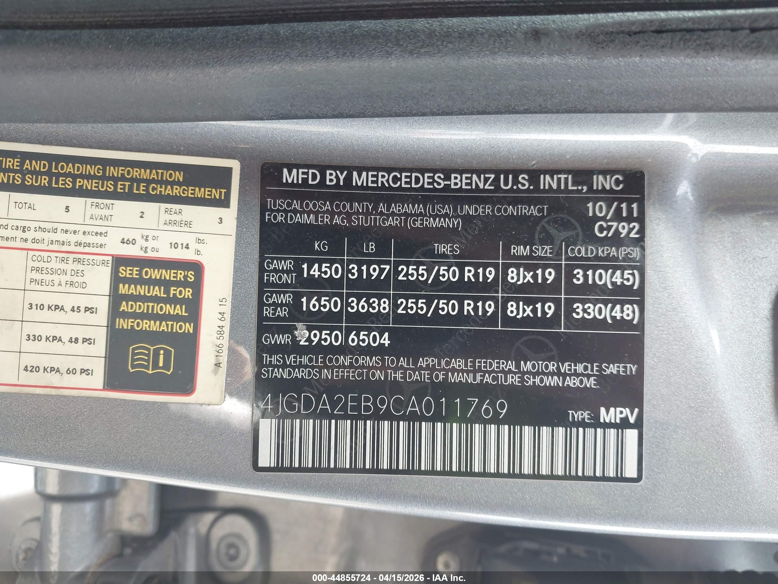 MERCEDES-BENZ ML image 9