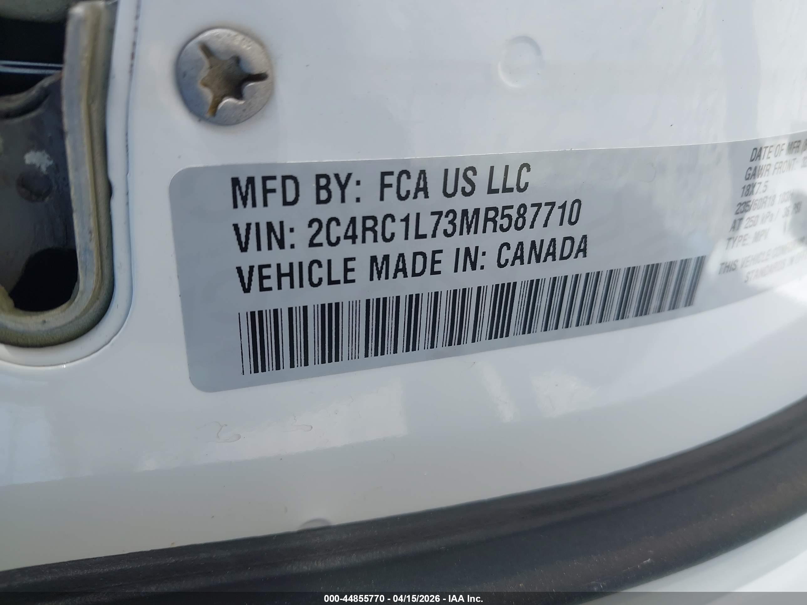 CHRYSLER PACIFICA image 9