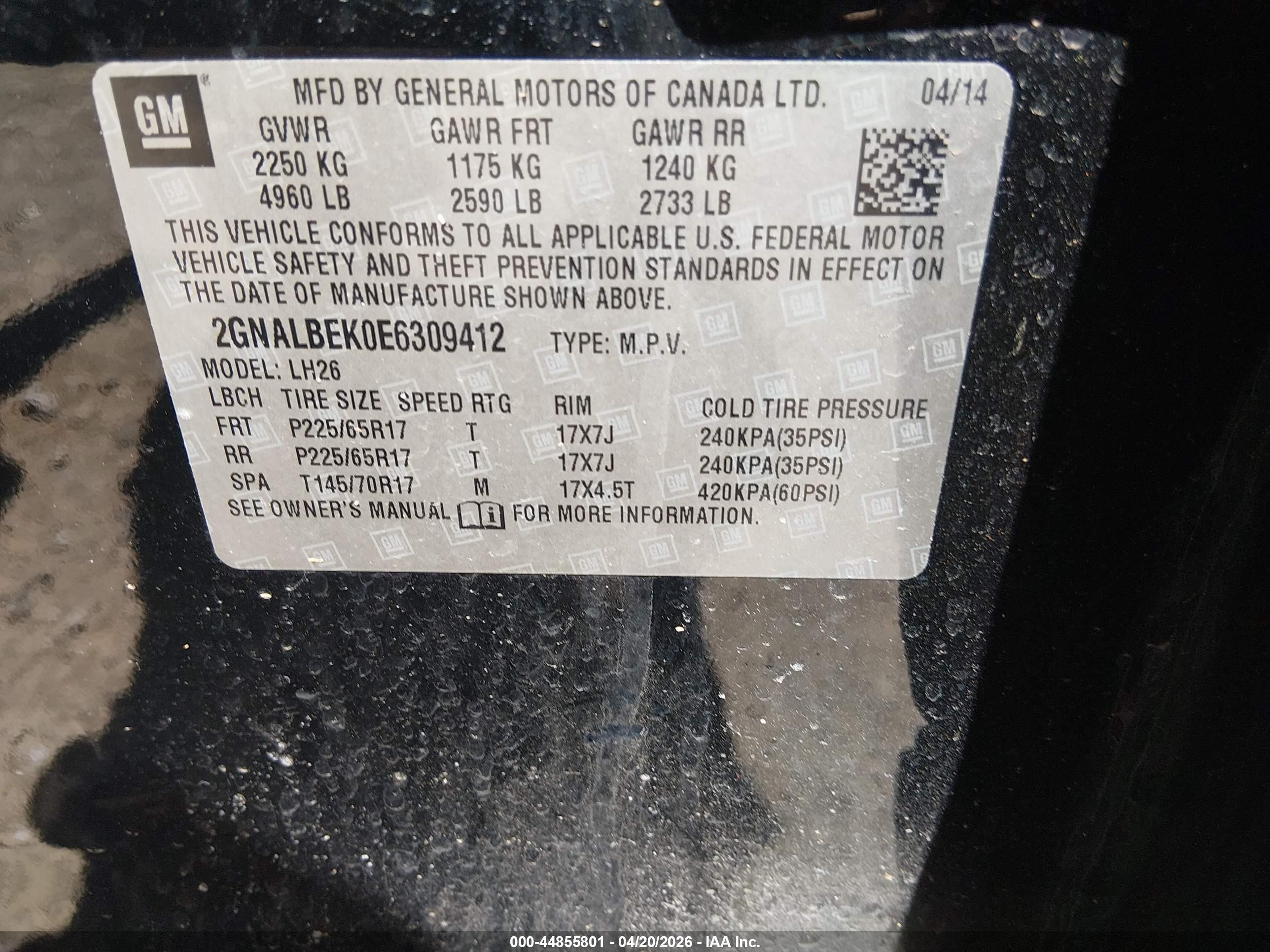 CHEVROLET EQUINOX image 9