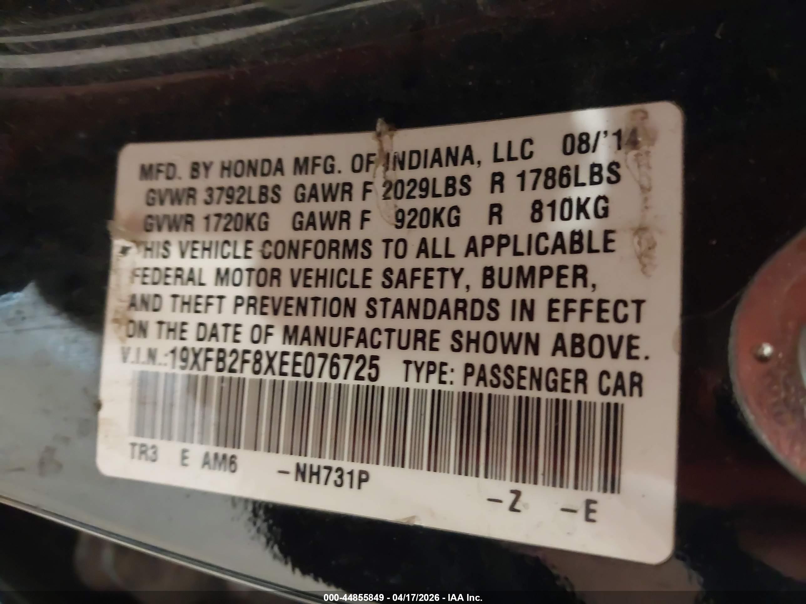 HONDA CIVIC image 9