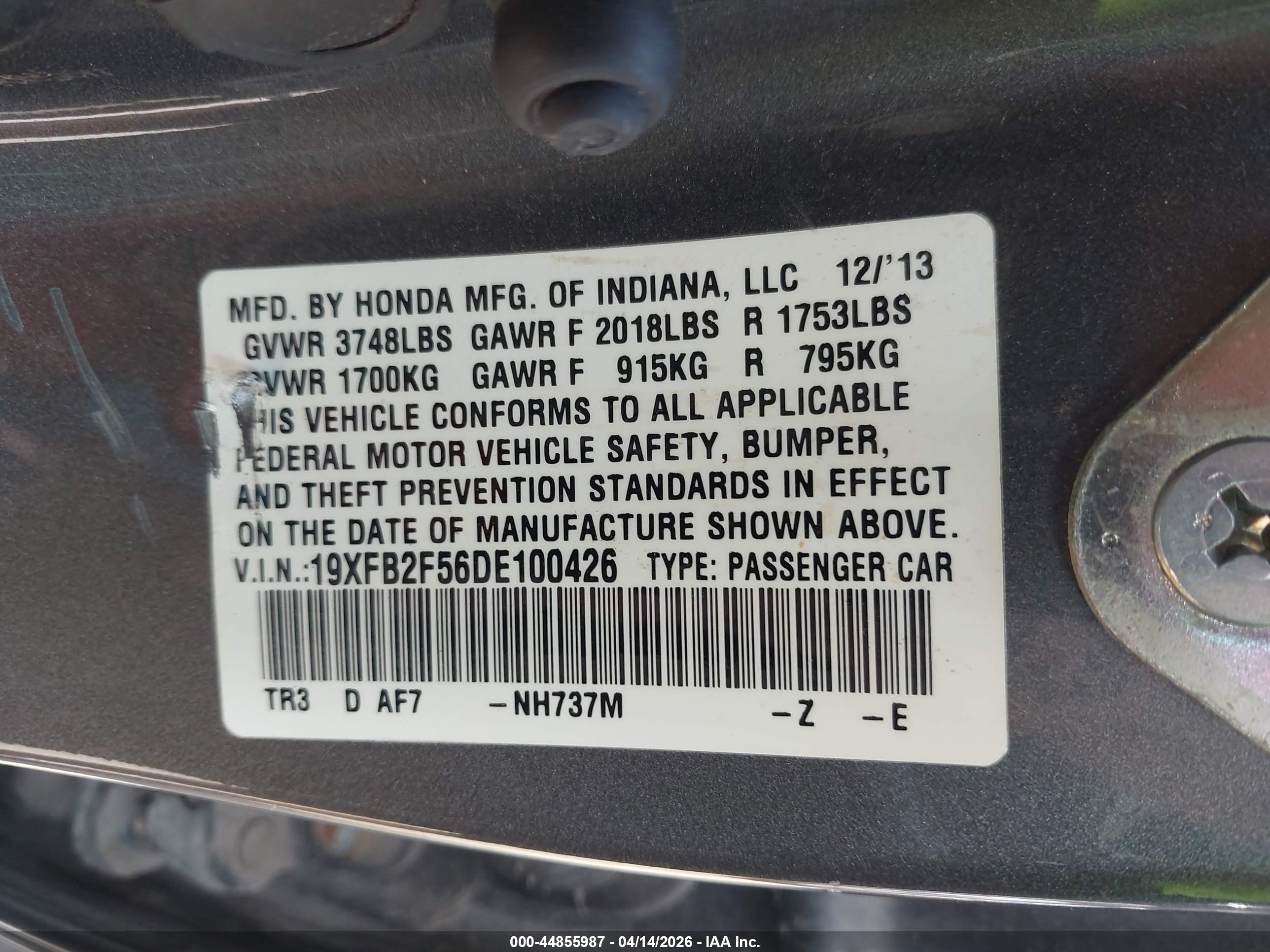 HONDA CIVIC image 9