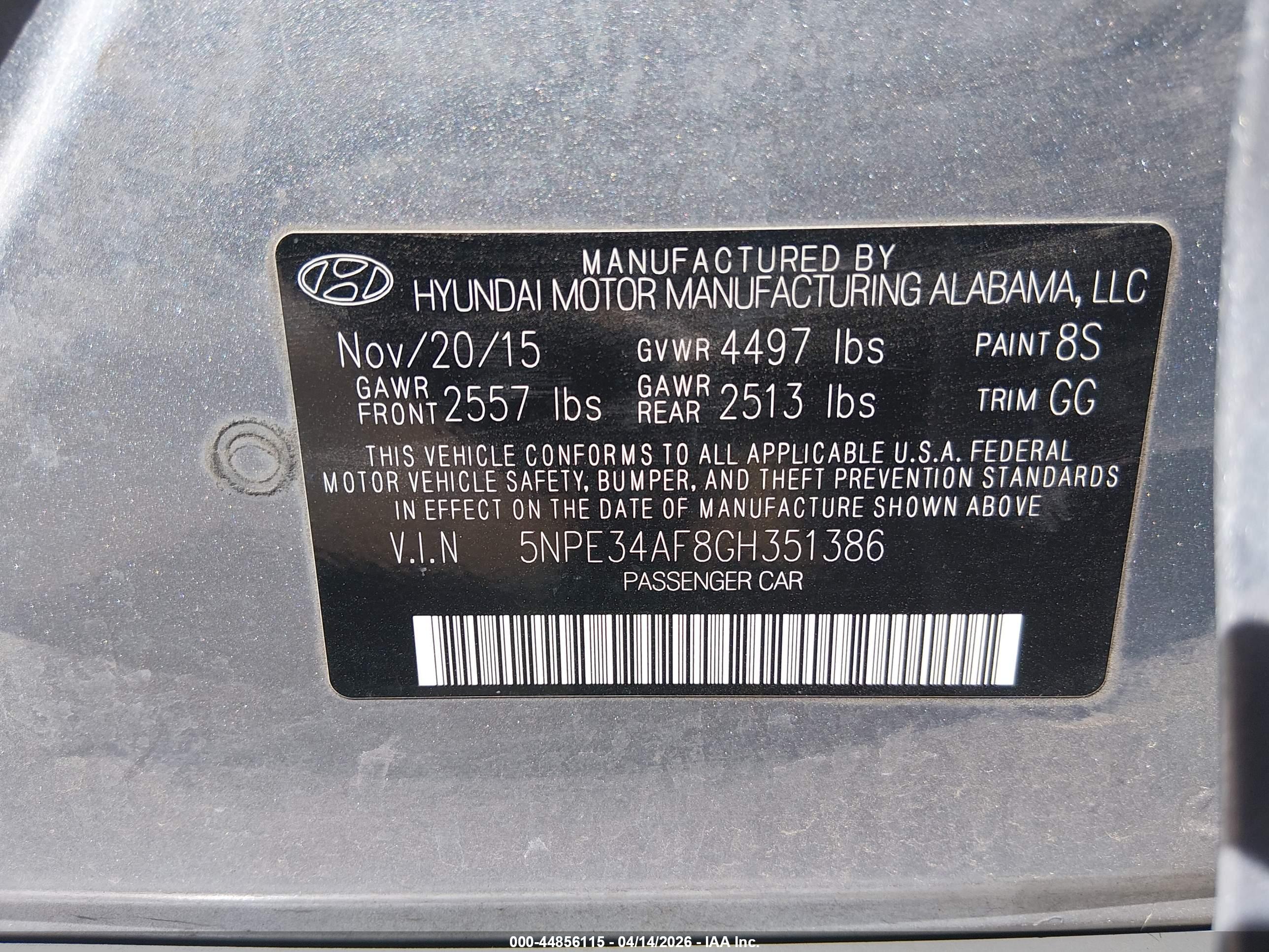 HYUNDAI SONATA image 9