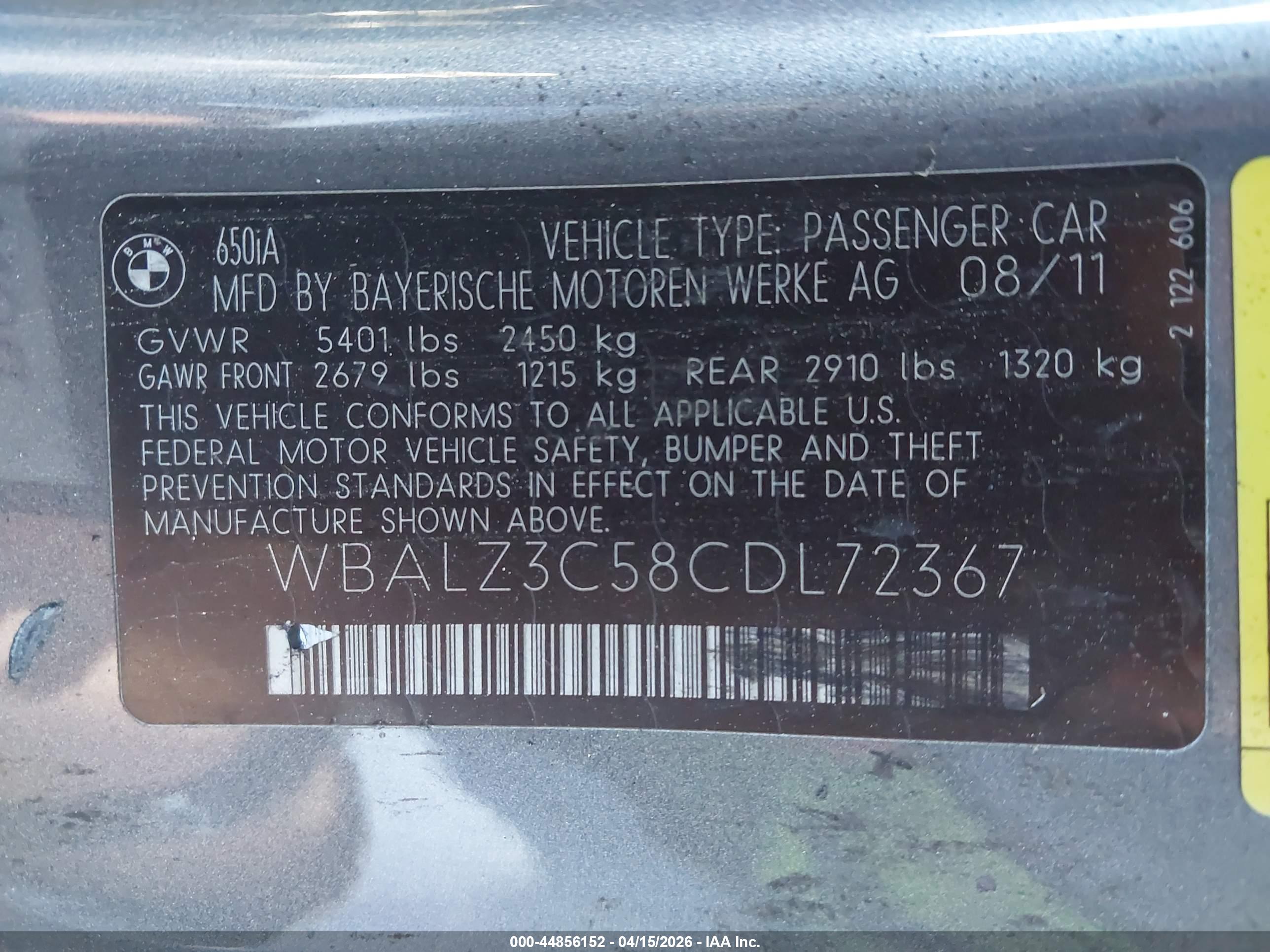 BMW 650I image 9