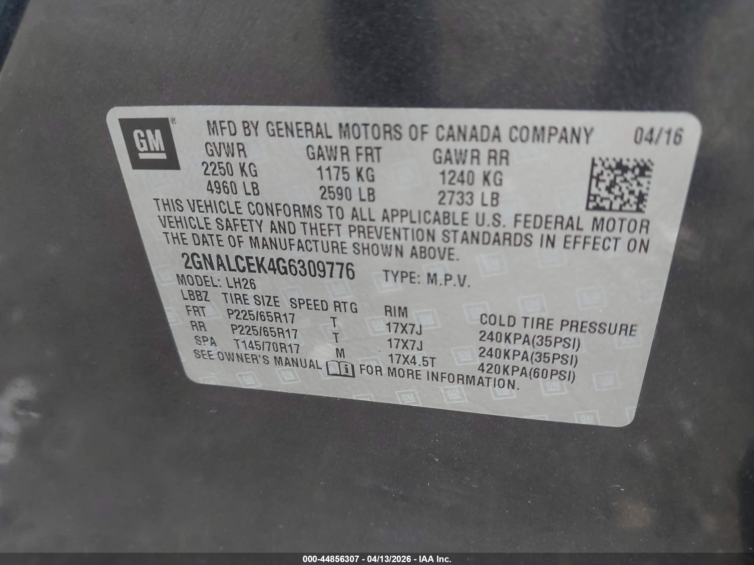 CHEVROLET EQUINOX image 9