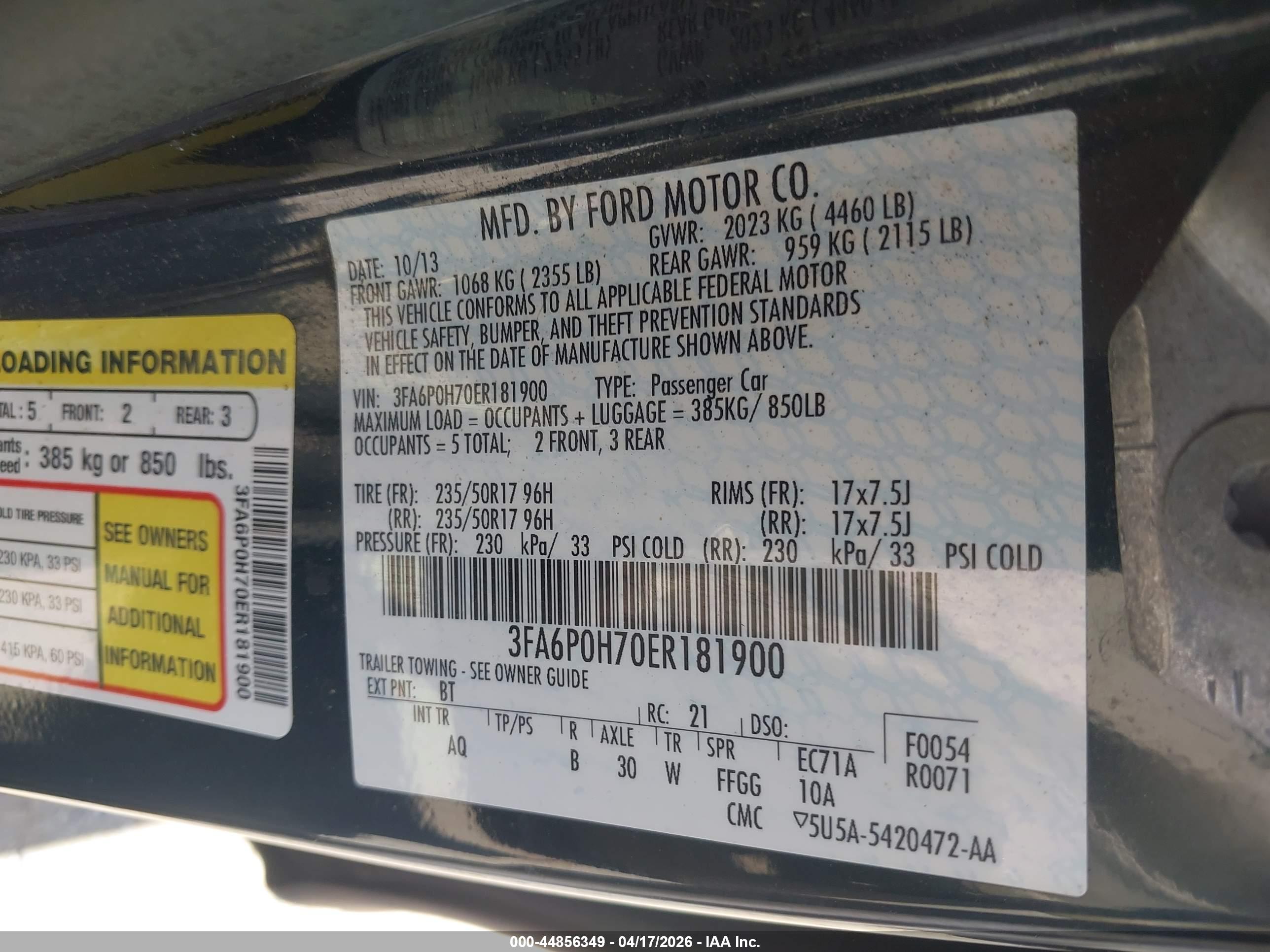 FORD FUSION image 9