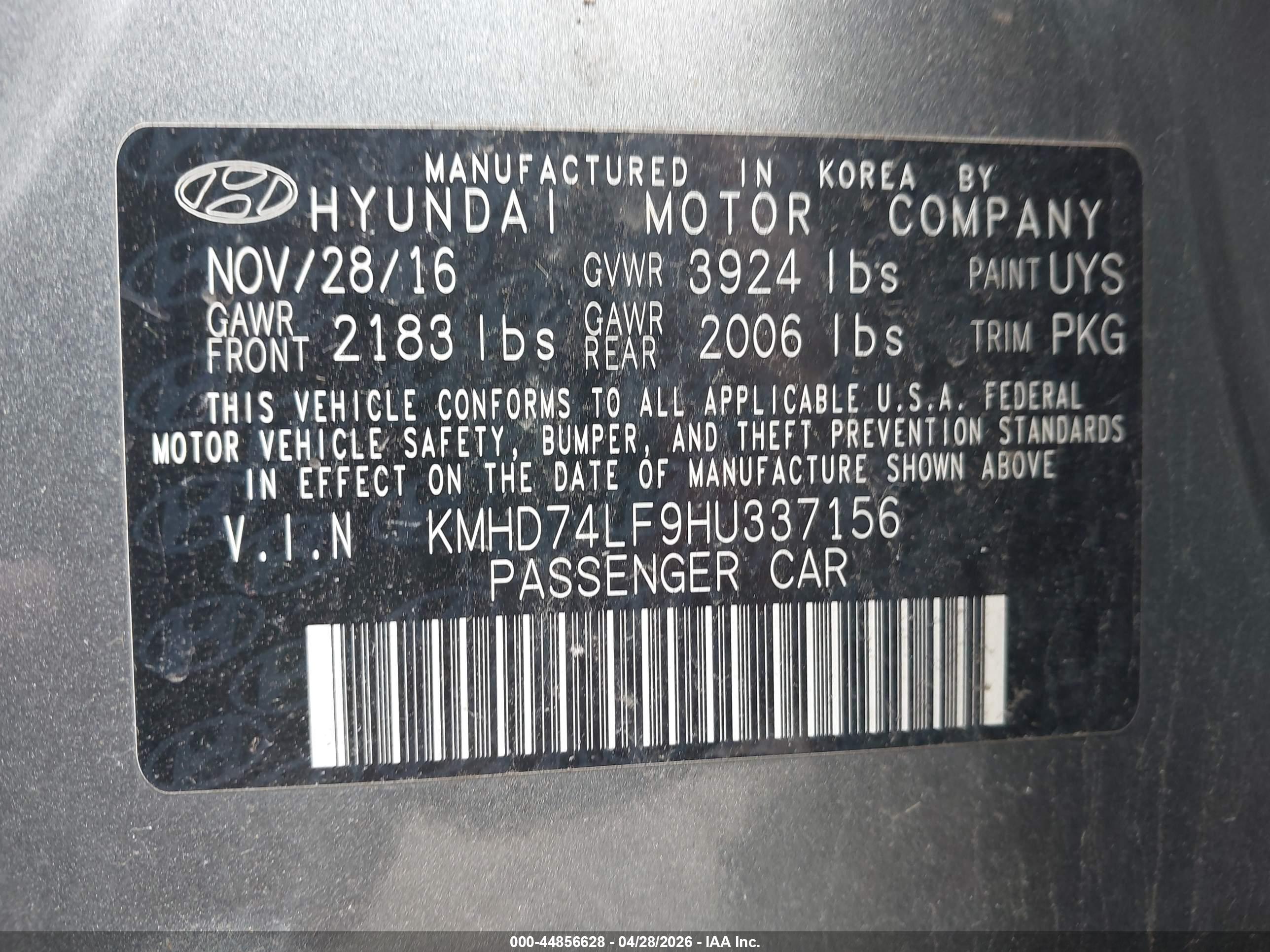 HYUNDAI ELANTRA image 9