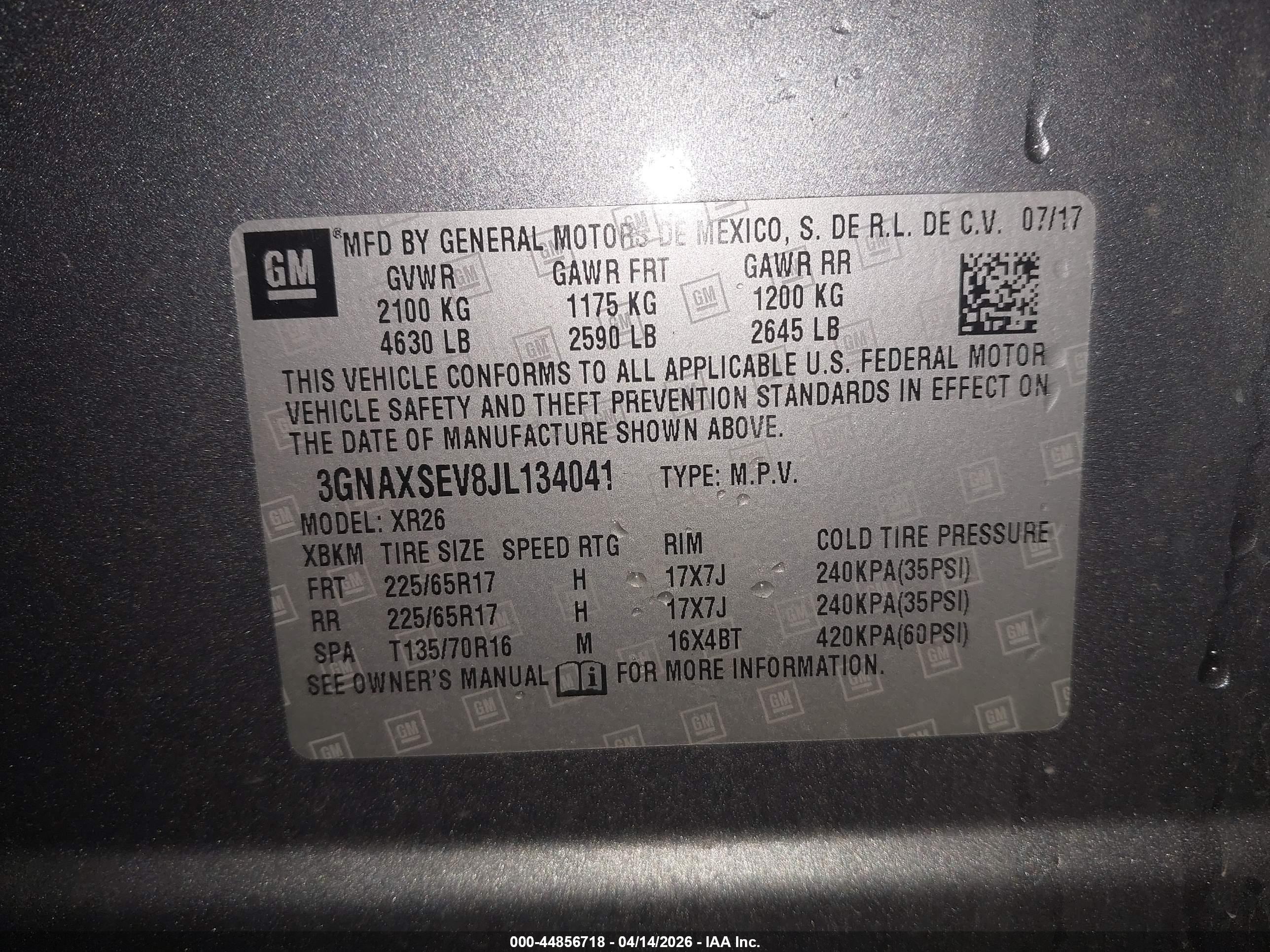 CHEVROLET EQUINOX image 9