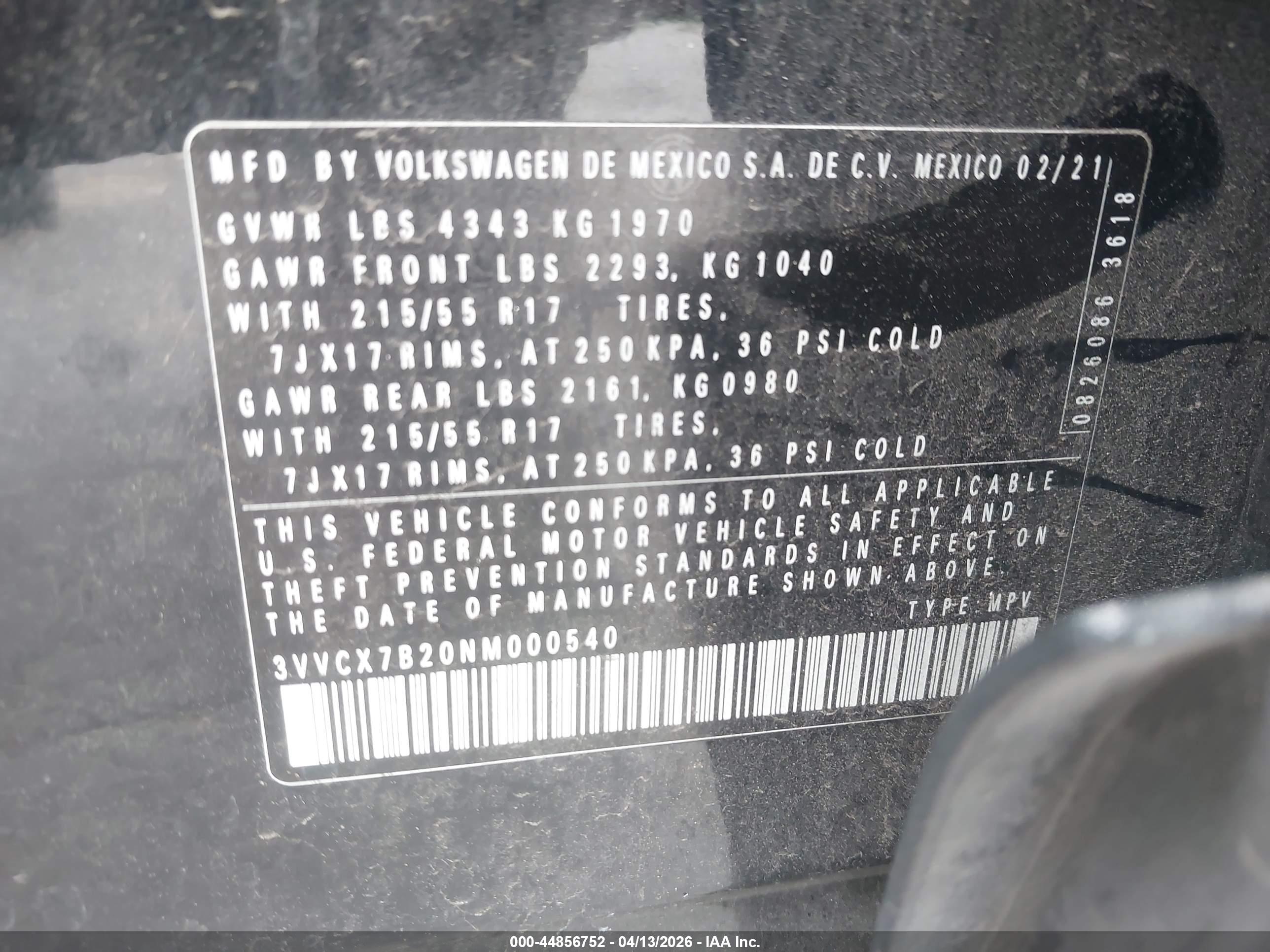VOLKSWAGEN TAOS image 9