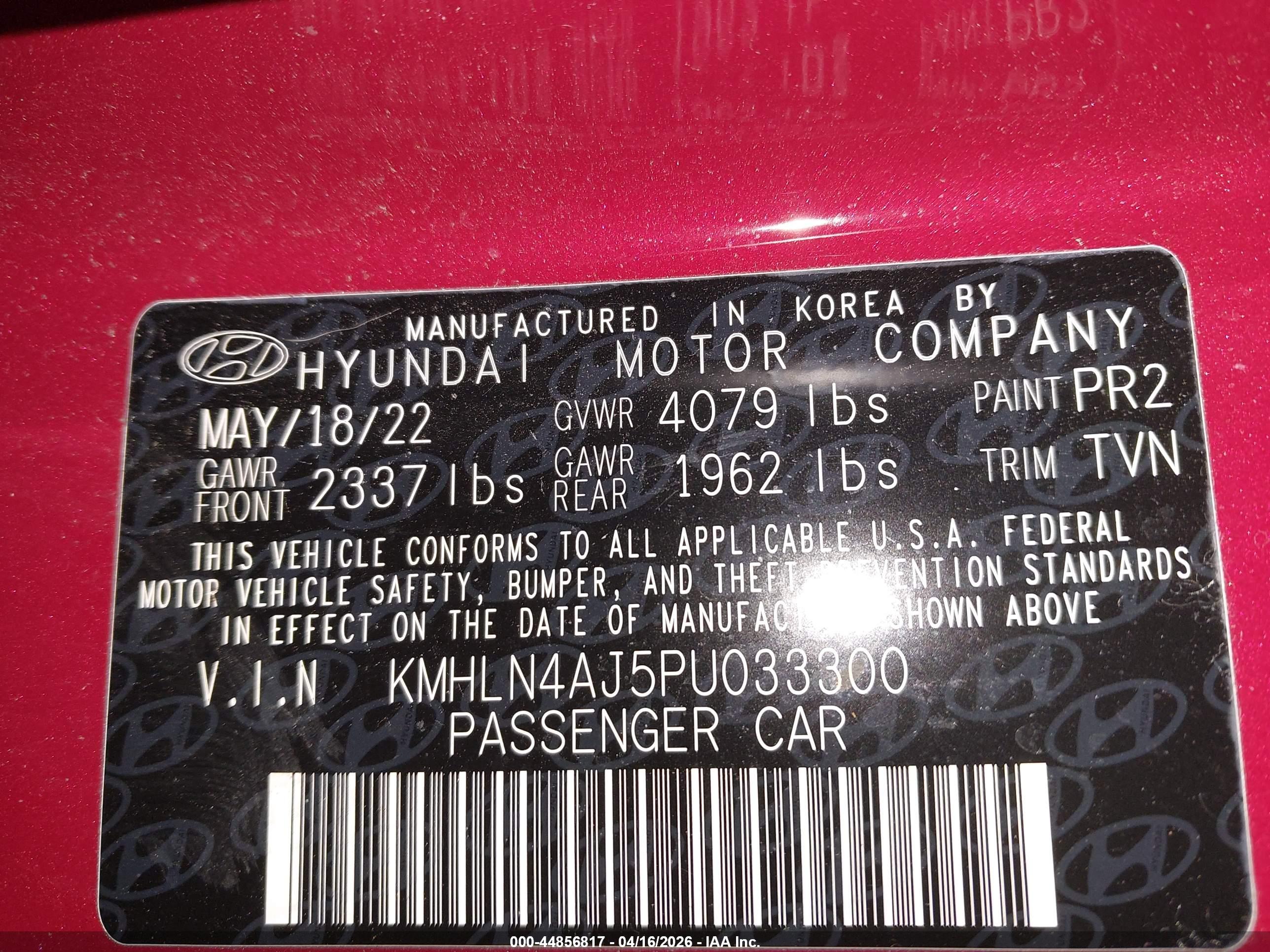 HYUNDAI ELANTRA image 9