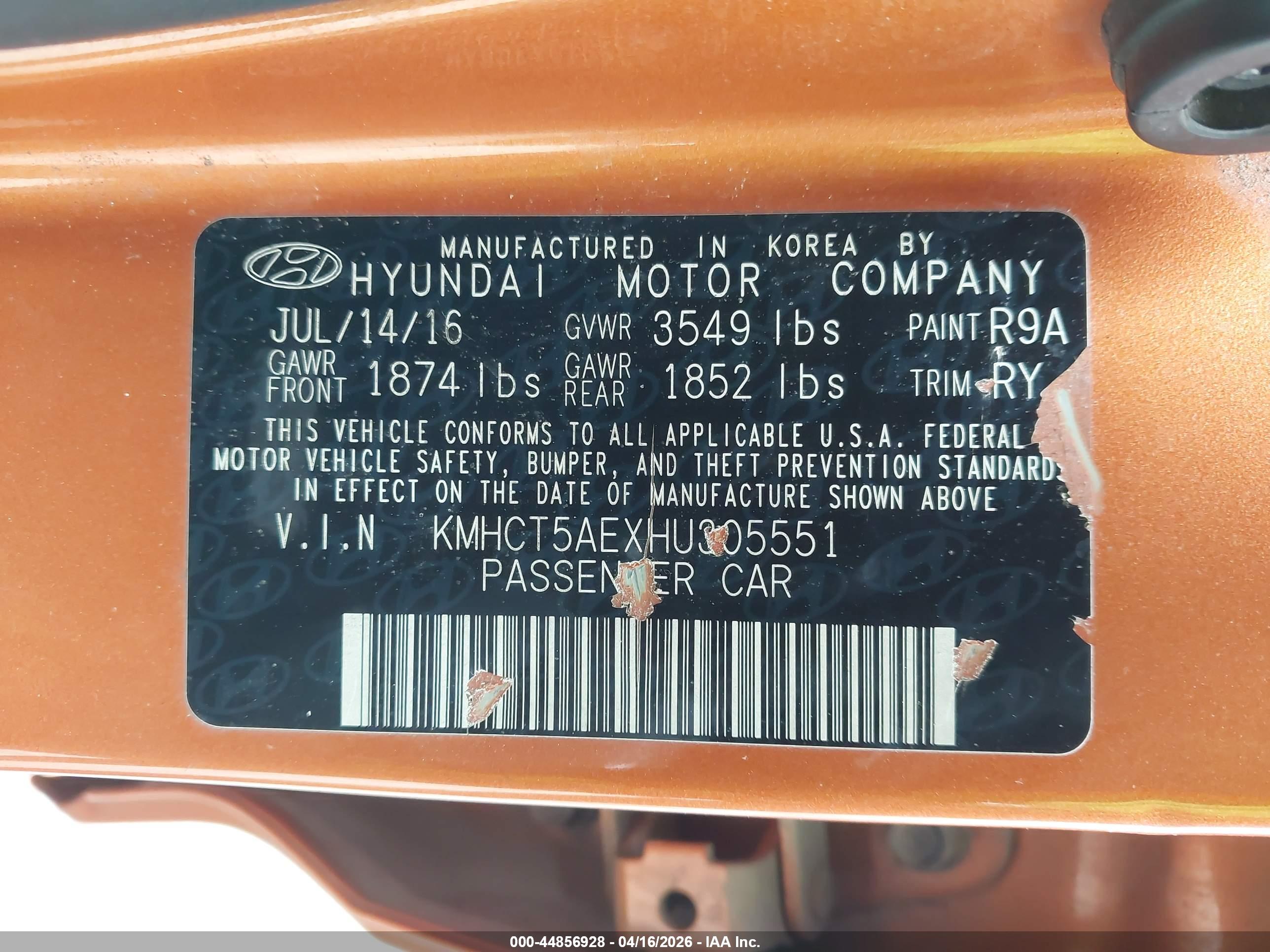 HYUNDAI ACCENT image 9