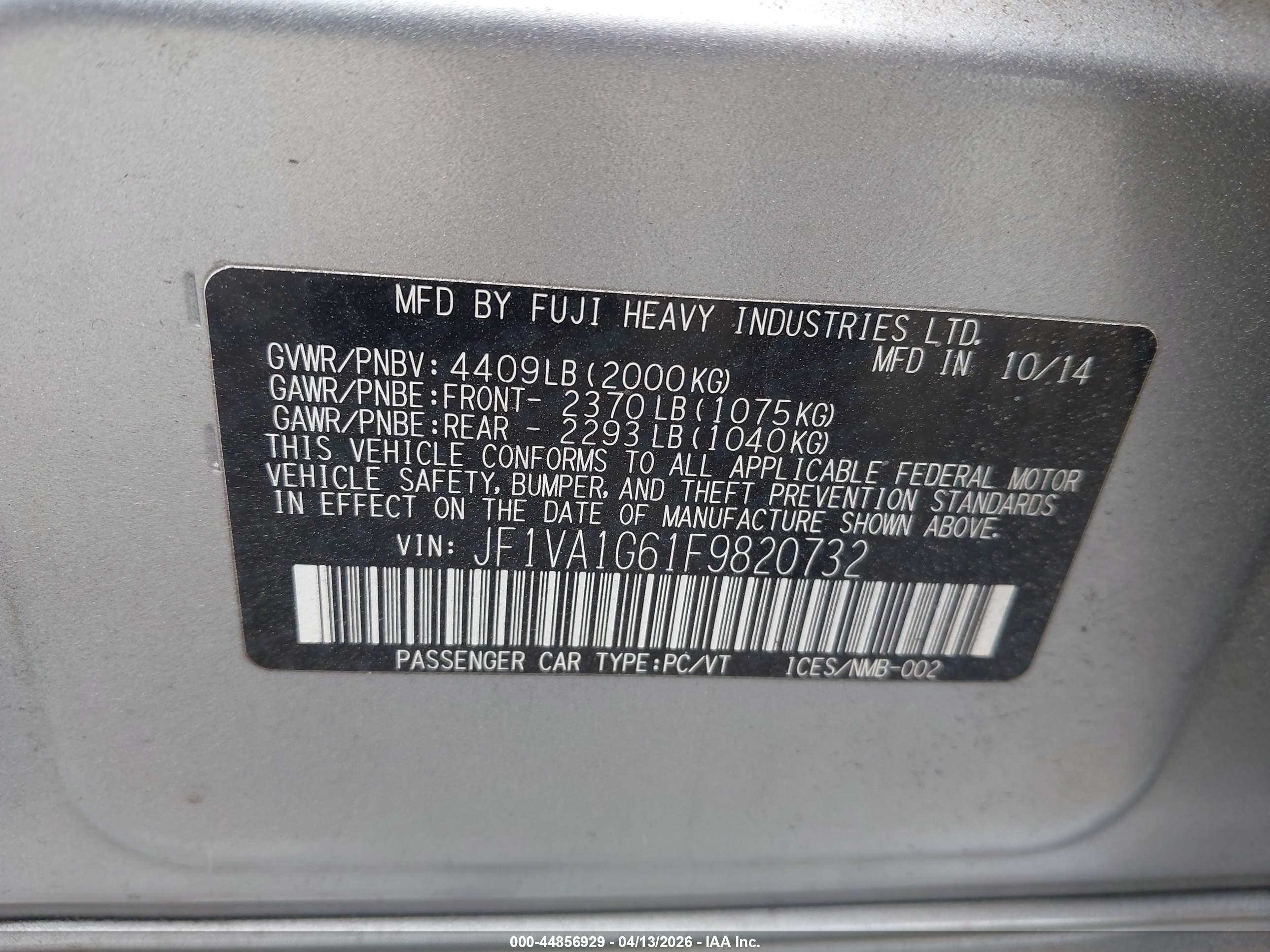 SUBARU WRX image 9
