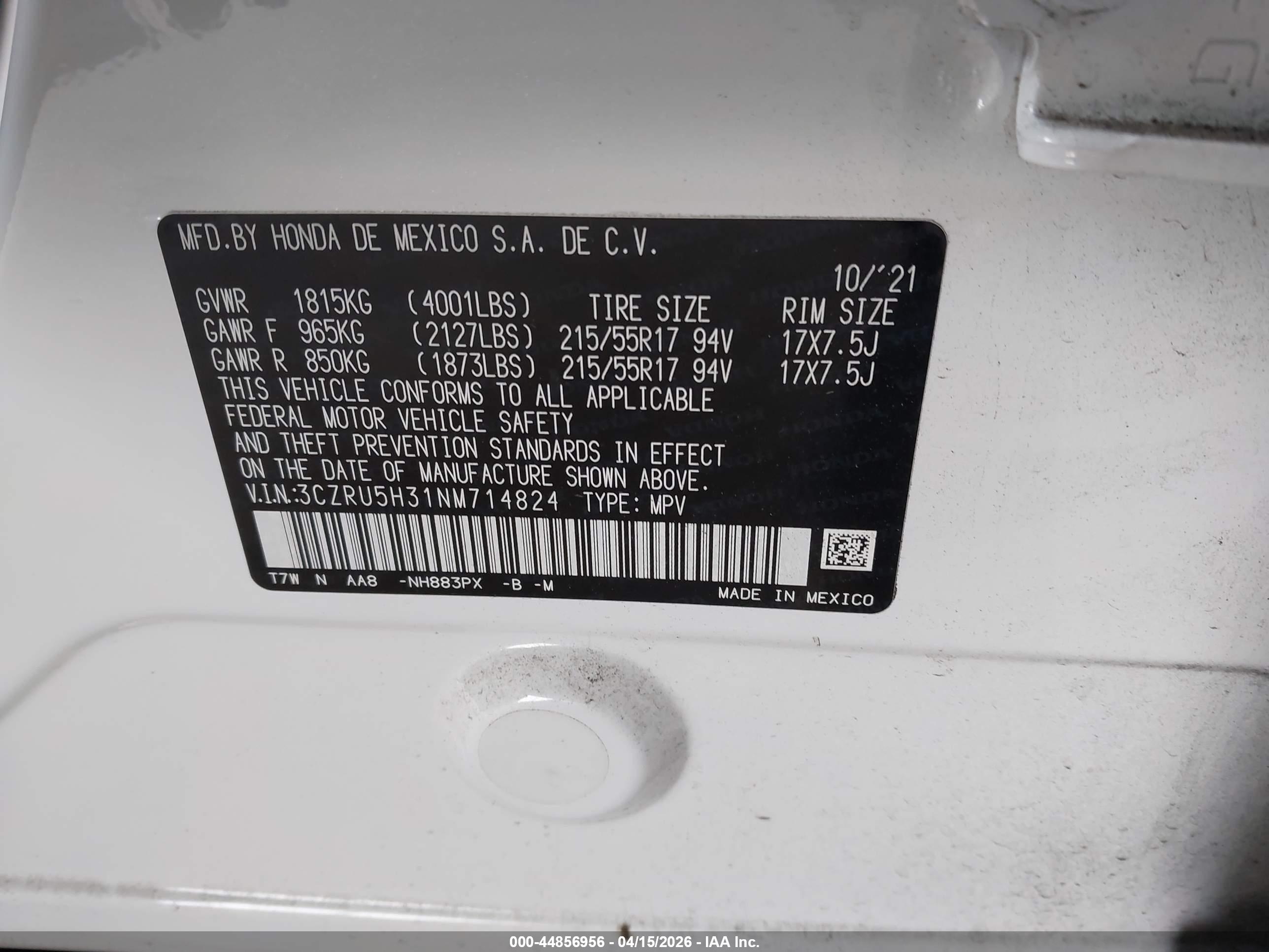 HONDA HR-V image 9
